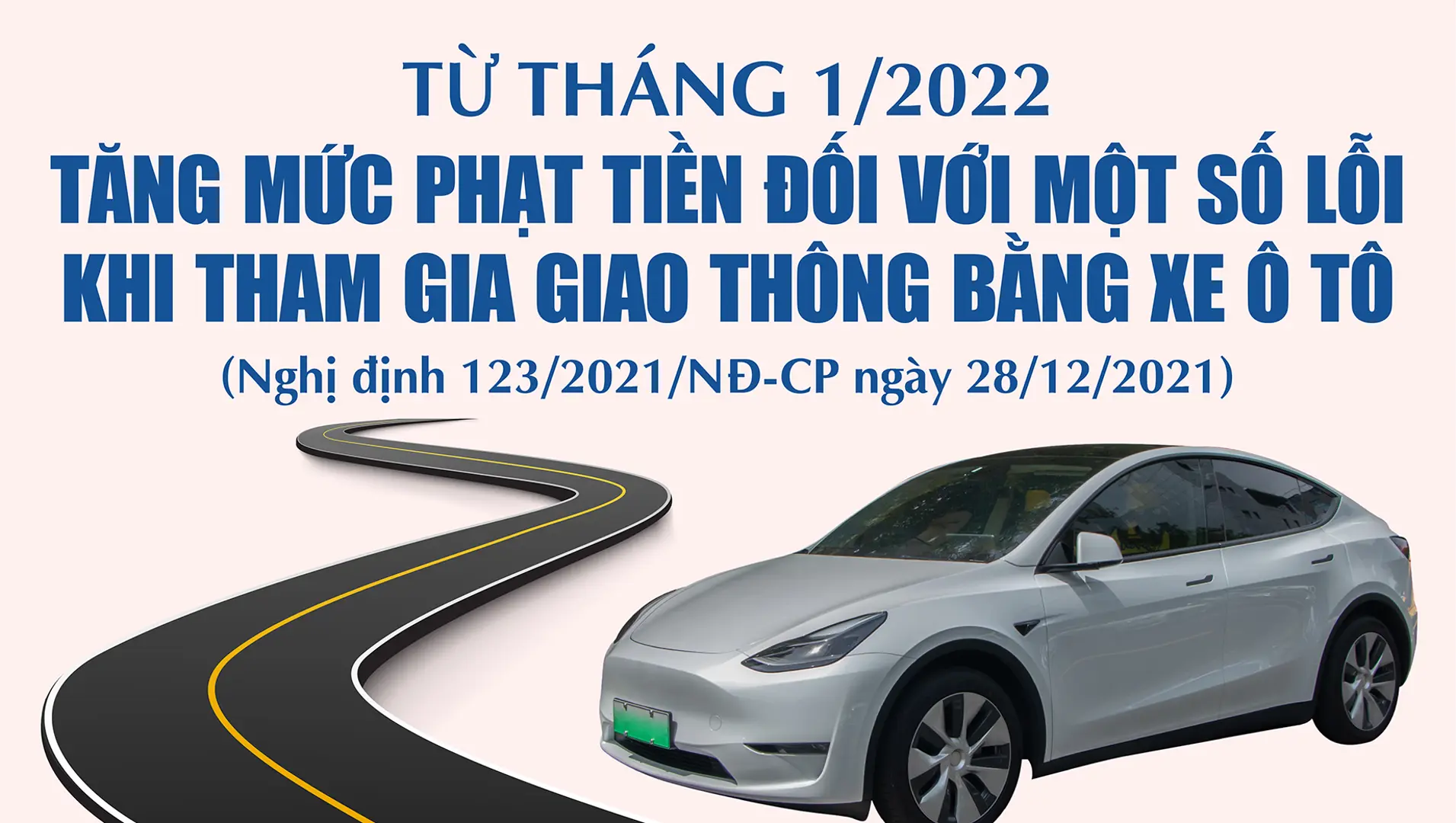 Từ tháng 1/2022, tăng mức phạt tiền đối với một số lỗi khi tham gia giao thông bằng ô tô, xe máy