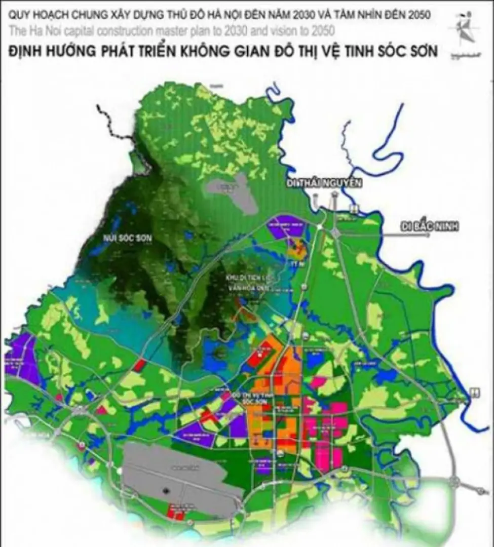 Giao lập quy hoạch phân khu đô thị vệ tinh Sóc Sơn