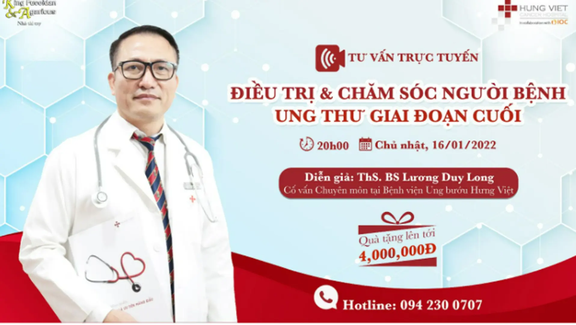 Đồng hành, sẻ chia cùng Bệnh nhân ung thư giai đoạn cuối 