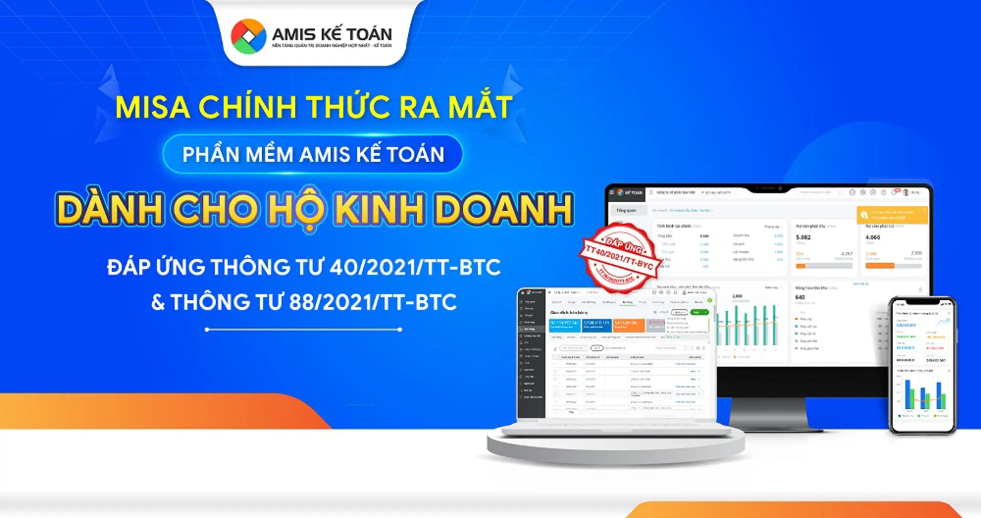 MISA ra mắt phần mềm kế toán cho hộ kinh doanh