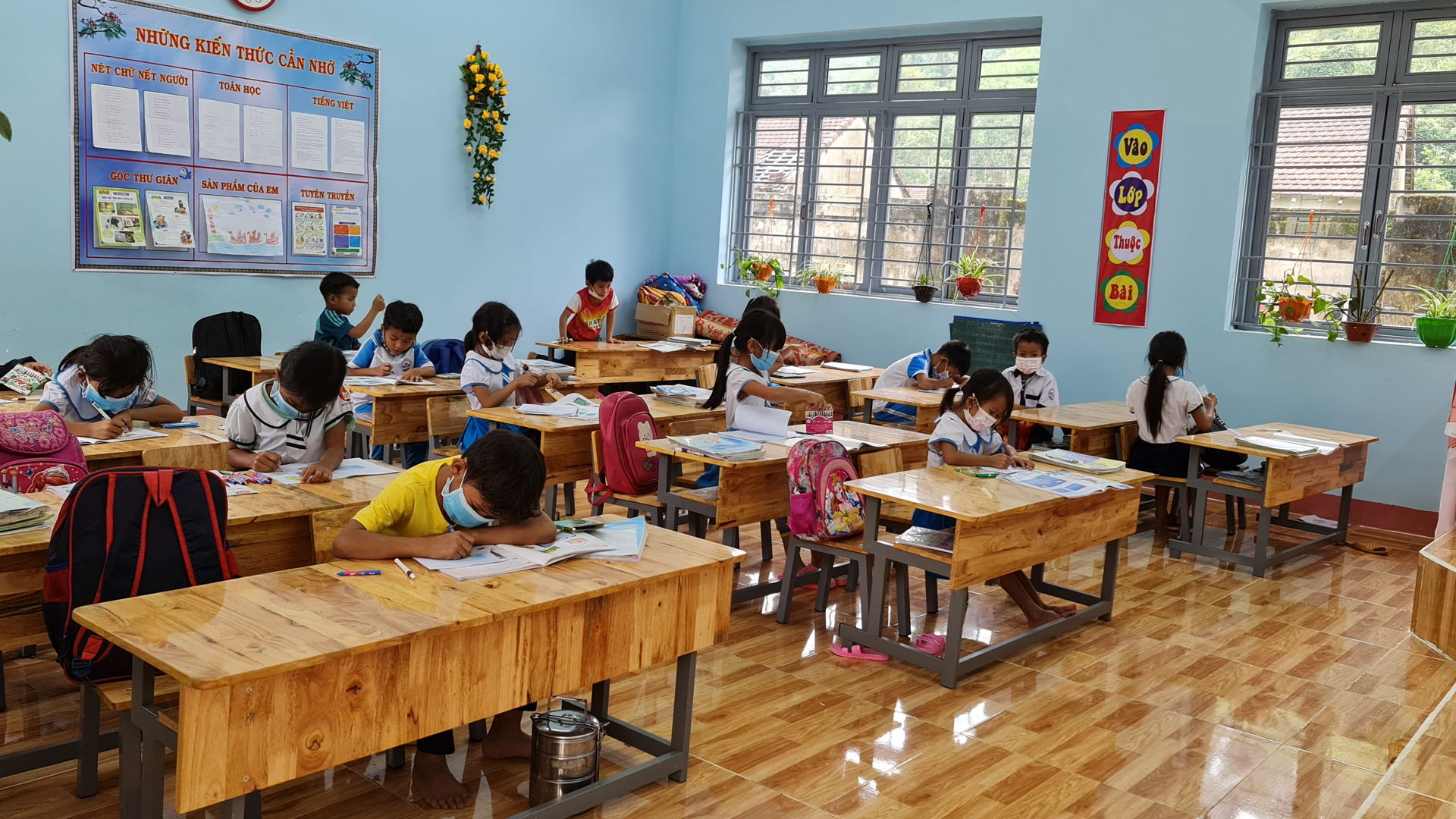 Quảng Ngãi: Từ 7/2, học sinh vùng xanh, vàng đi học bình thường