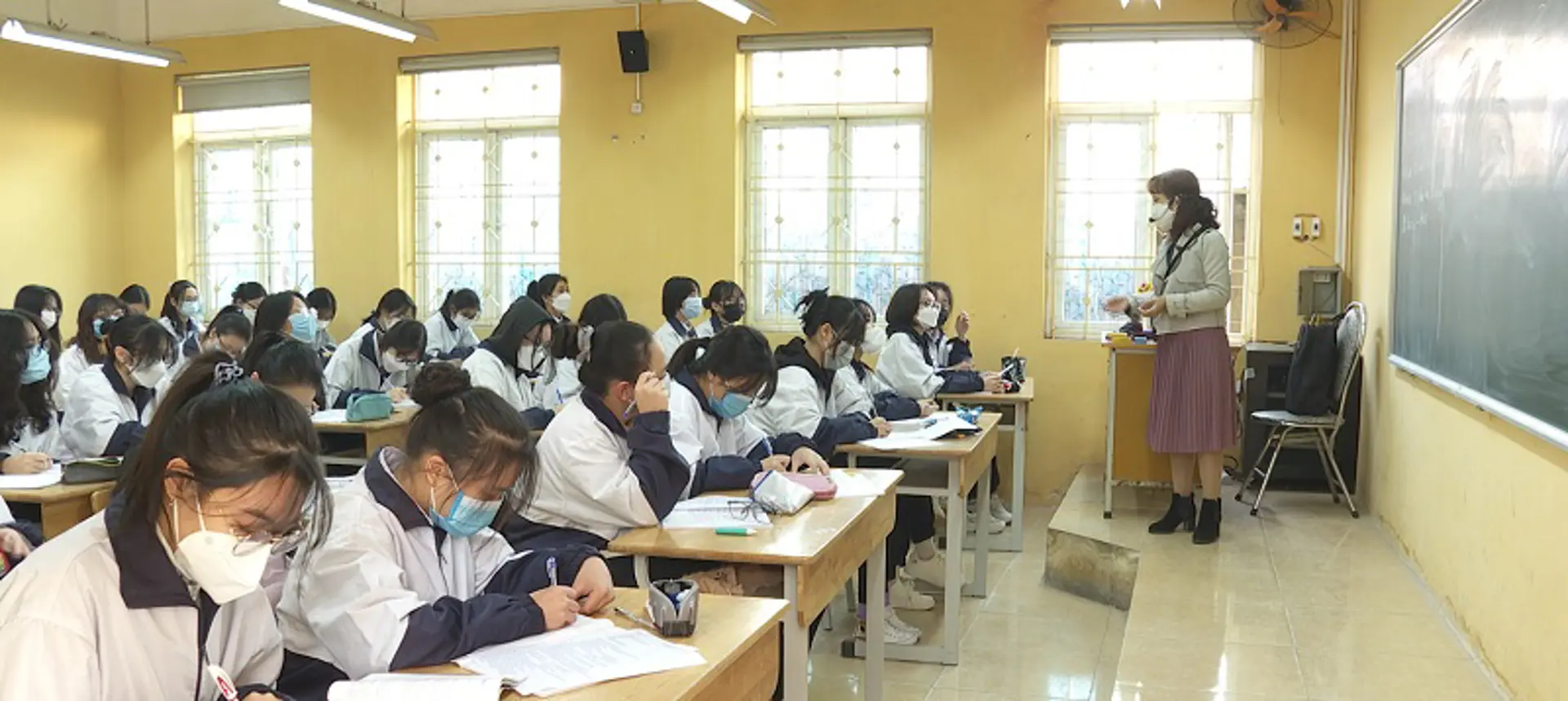 Huyện Đông Anh: Trên 64.700 học sinh đến trường học trực tiếp