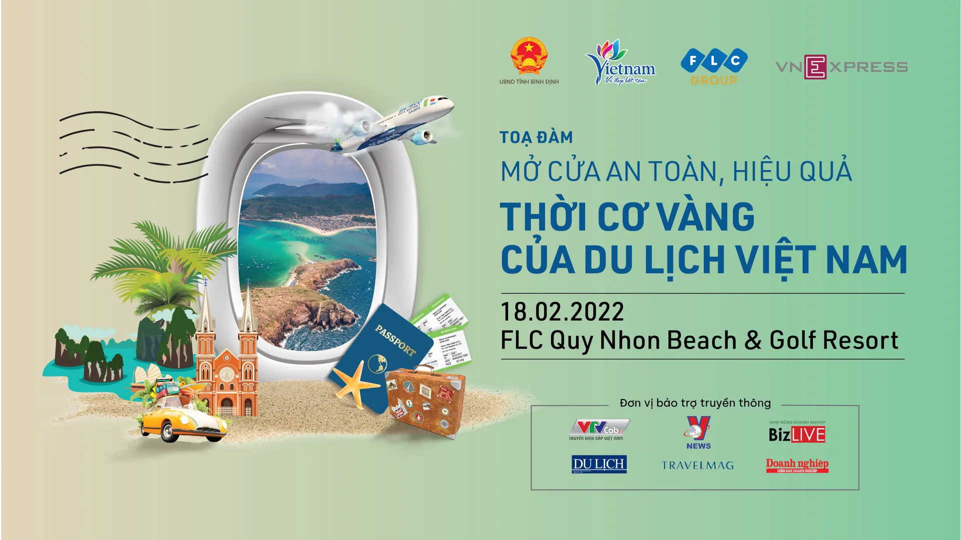Sắp diễn ra tọa đàm “Mở cửa an toàn, hiệu quả: Thời cơ vàng của du lịch Việt Nam”