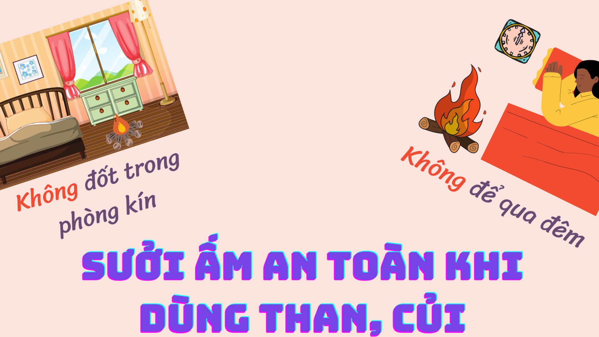 Bí quyết sưởi ấm an toàn khi dùng than, củi