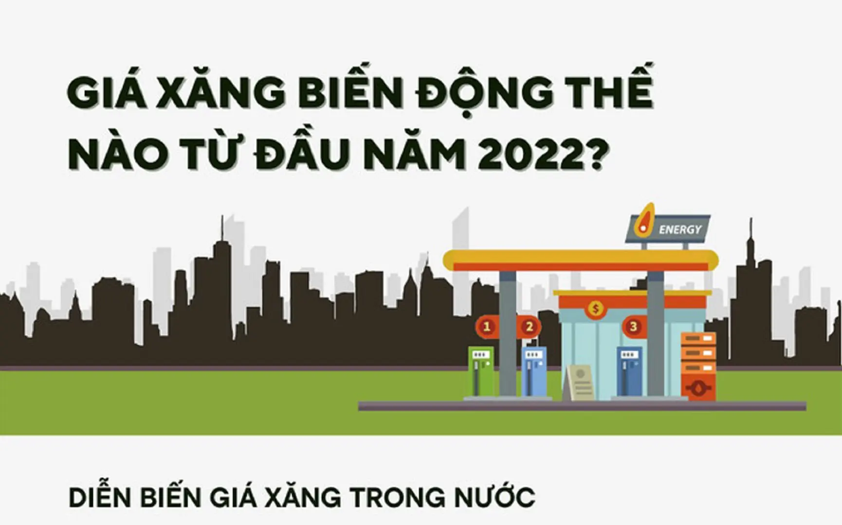 Giá xăng biến động thế nào từ đầu năm 2022?