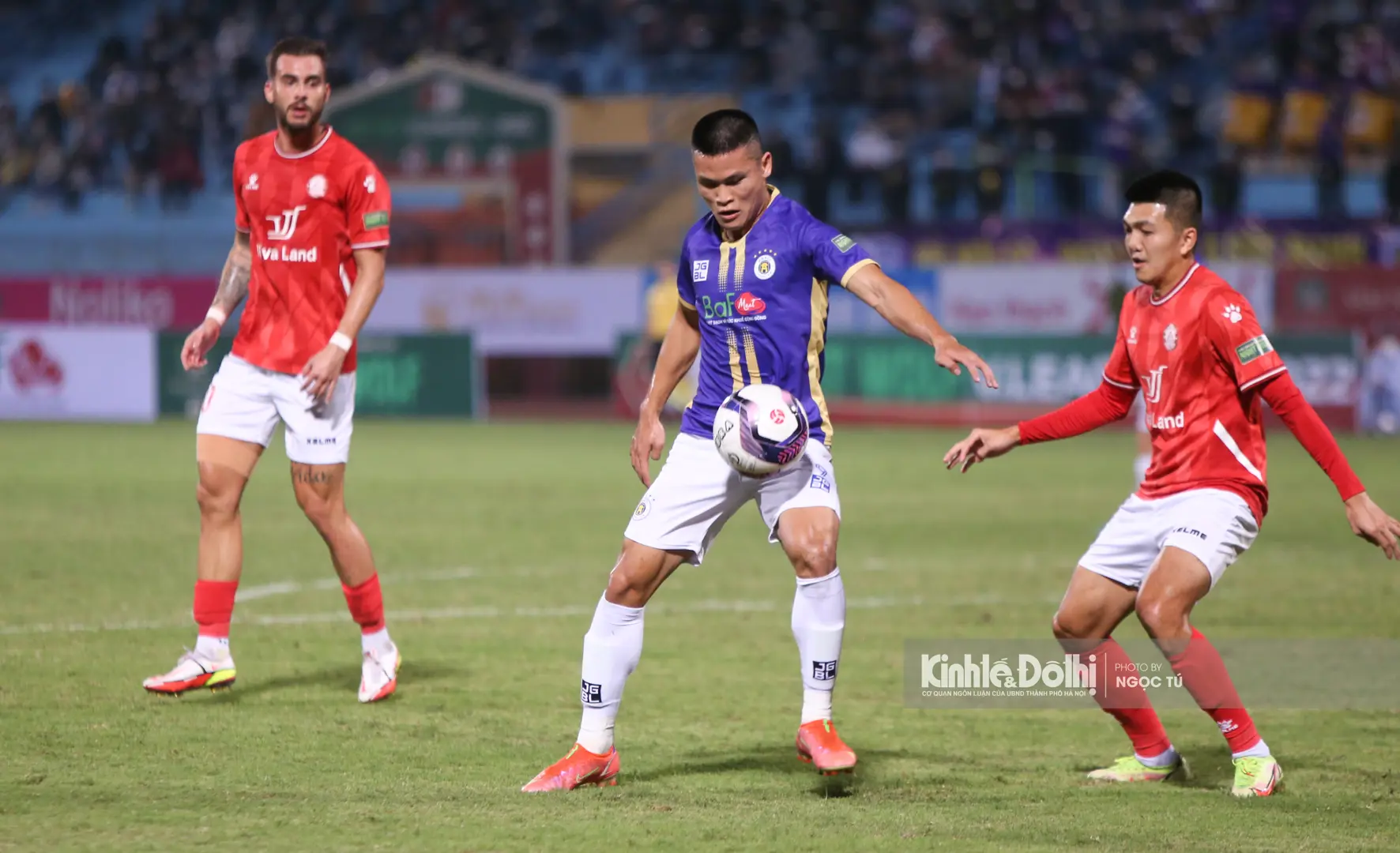 Quang Hải không thi đấu, Hà Nội FC cầm hoà CLB TP Hồ Chí Minh