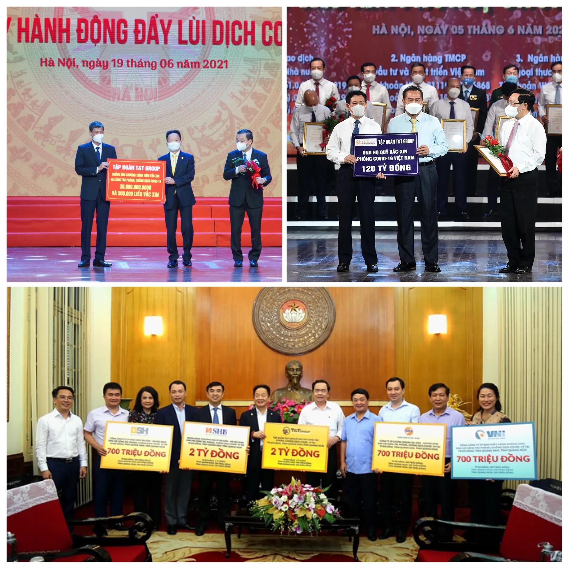 T&T Group được tặng thưởng Huân chương Lao động vì thành tích chống dịch Covid-19