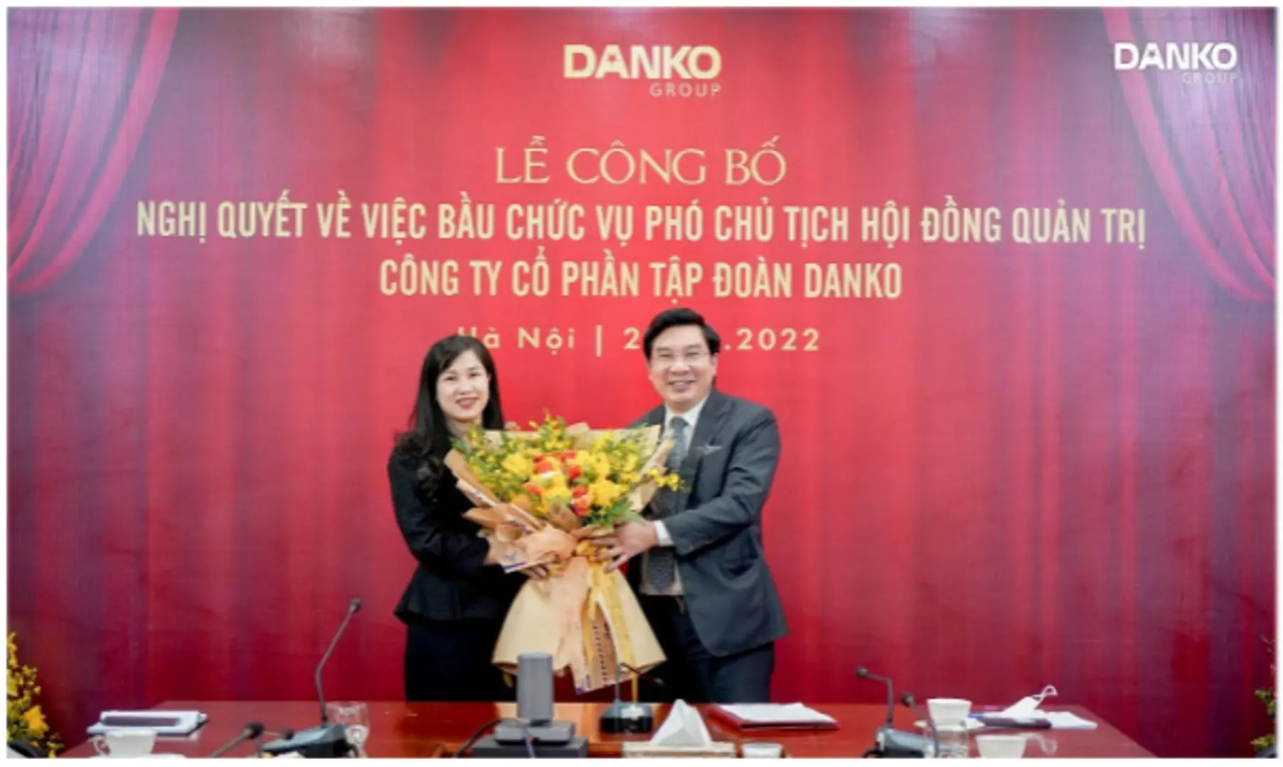 Bà Trần Thị Thu Thủy  làm Phó Chủ tịch Hội đồng Quản trị Danko Group