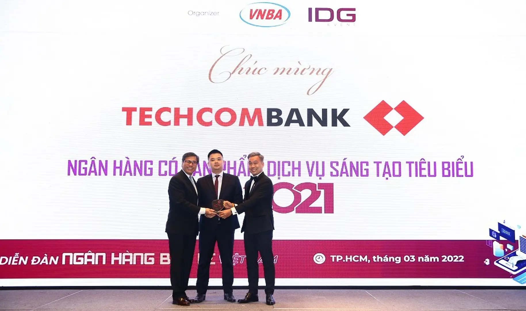 Ứng dụng Techcombank Mobile được vinh danh “Sản phẩm Dịch vụ Sáng tạo Tiêu biểu”