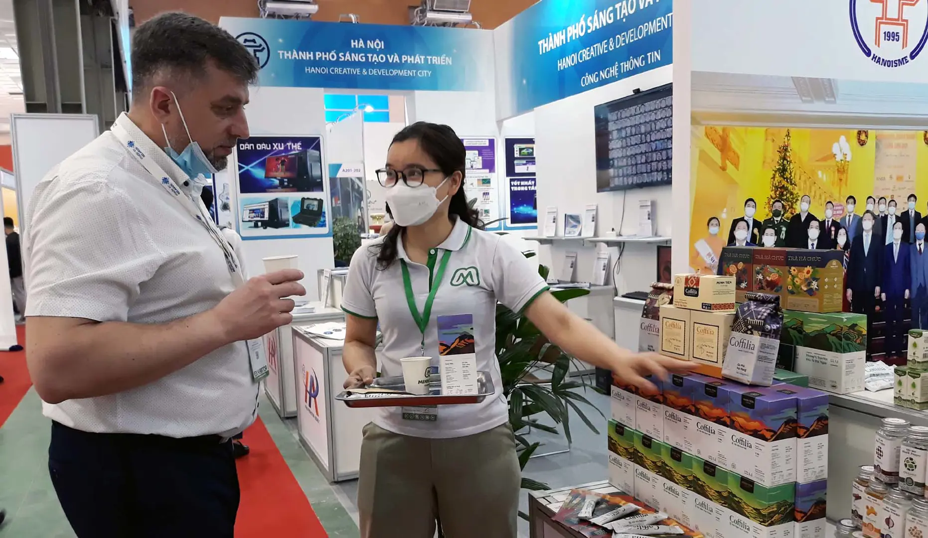 Doanh nghiệp Hà Nội ký được nhiều hợp đồng tại Vietnam Expo 2022