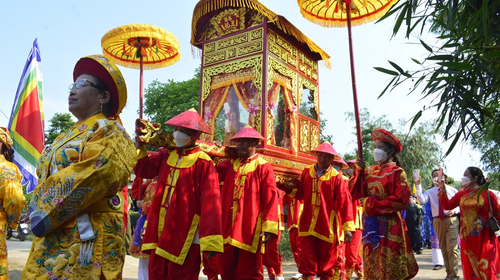 Quảng Trị: Lễ rước kiệu Bà chúa - tôn vinh tiền nhân mở mang bờ cõi