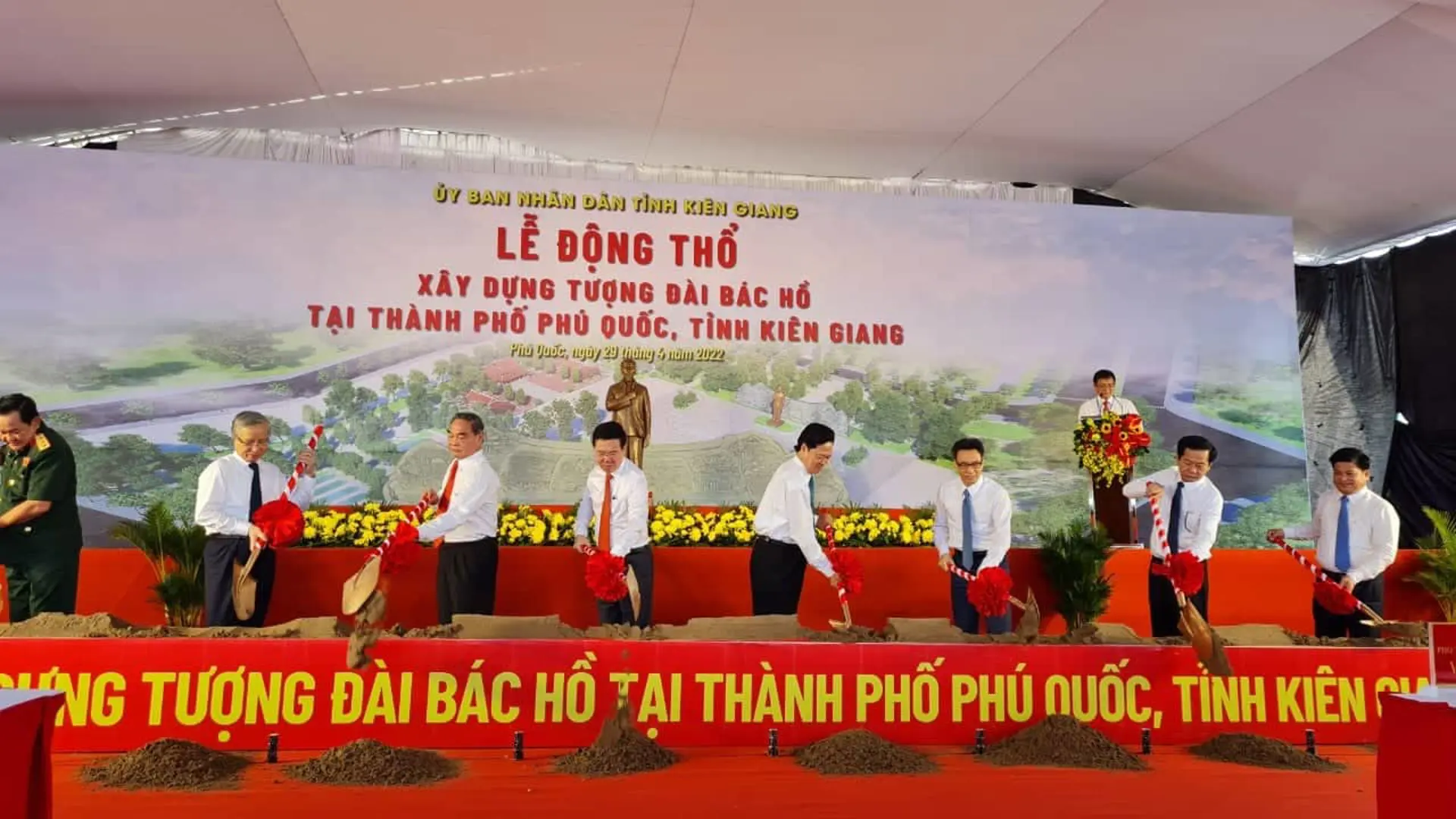 Xây dựng Tượng đài Bác Hồ tại Phú Quốc