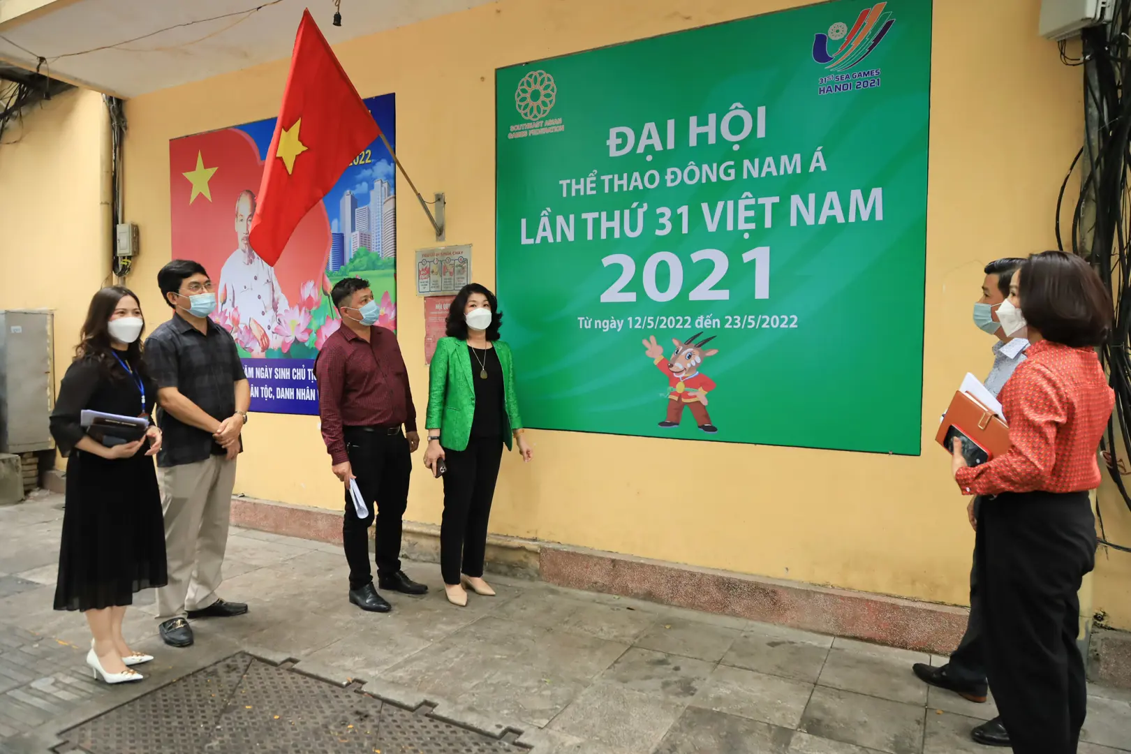 Hà Nội: Kiểm tra công tác trang trí, tuyên truyền SEA Games 31