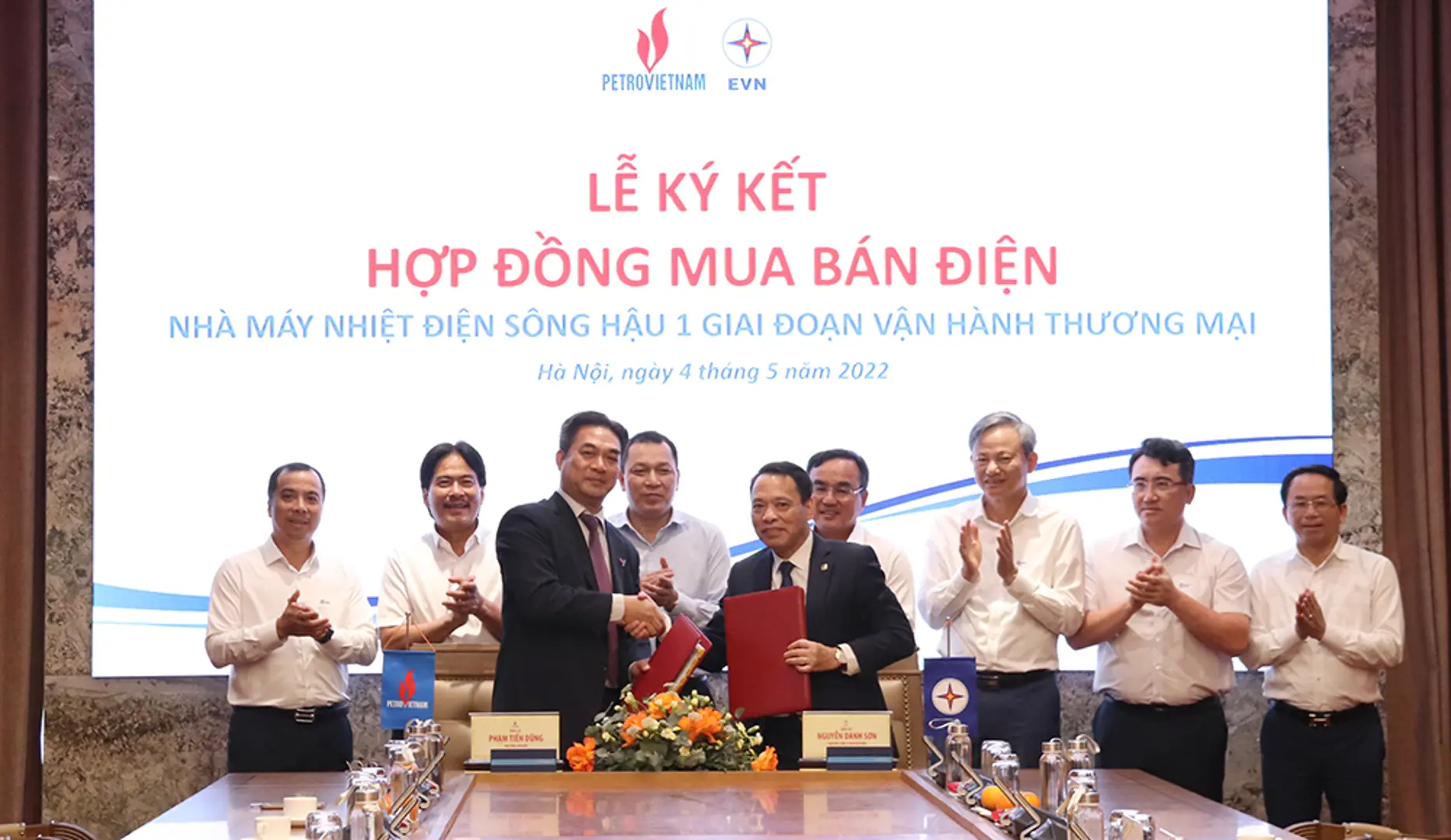 Petrovietnam và EVN ký mua bán điện Nhà máy Nhiệt điện Sông Hậu 1