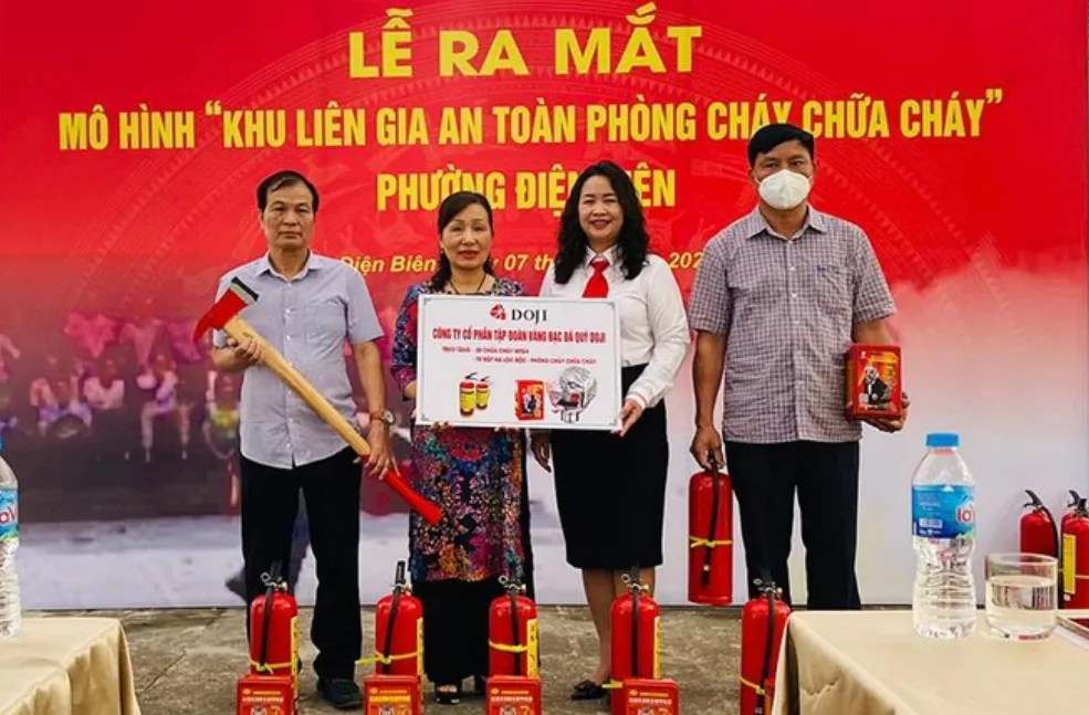 Ba Đình triển khai mô hình ''Khu liên gia an toàn phòng cháy, chữa cháy''