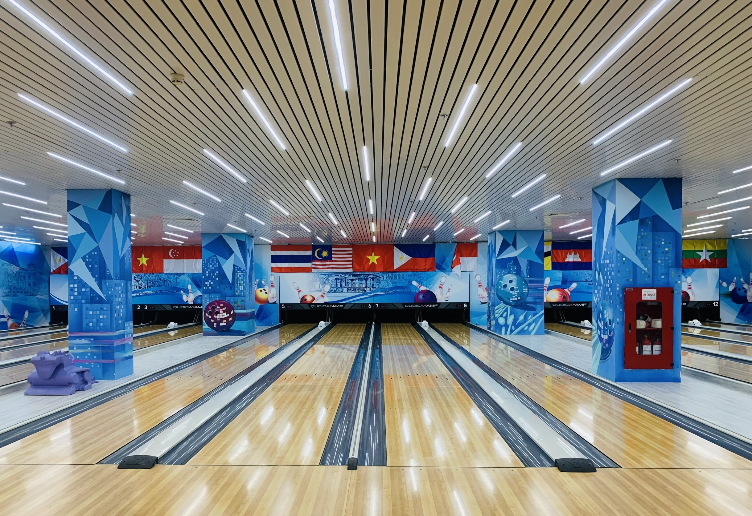 [Ảnh]: Ấn tượng khu vực thi đấu Bowling tại SEA Games 31