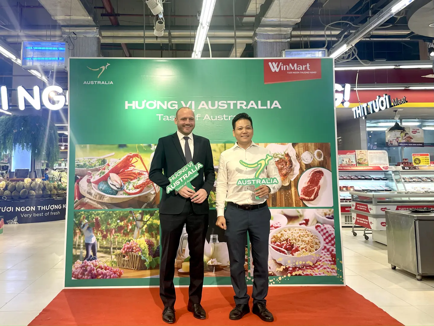 Lễ hội Hương vị Australia 2022 tại WinMart thu hút khách hàng