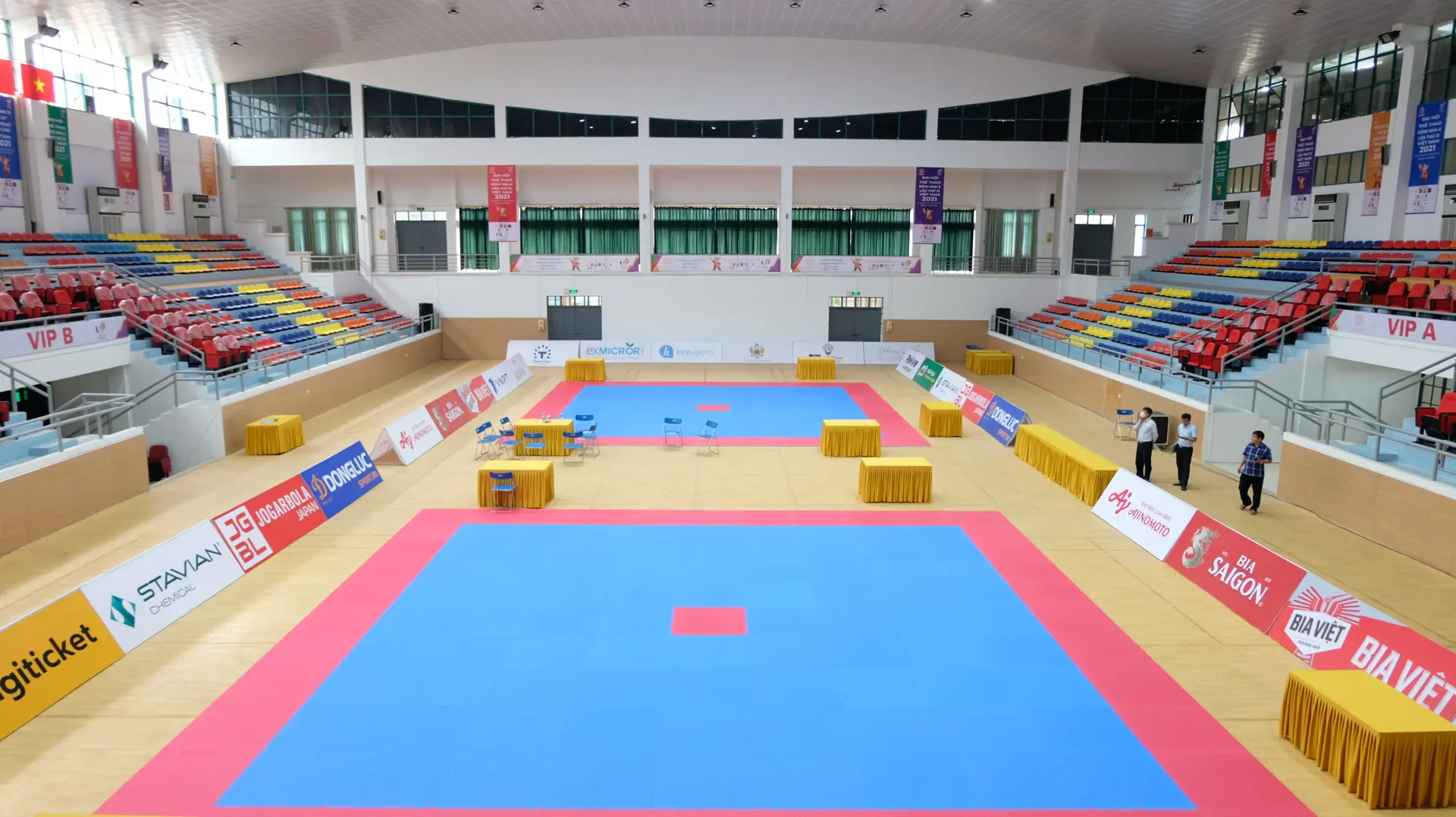 Cận cảnh địa điểm thi đấu môn Vovinam tại SEA Games 31