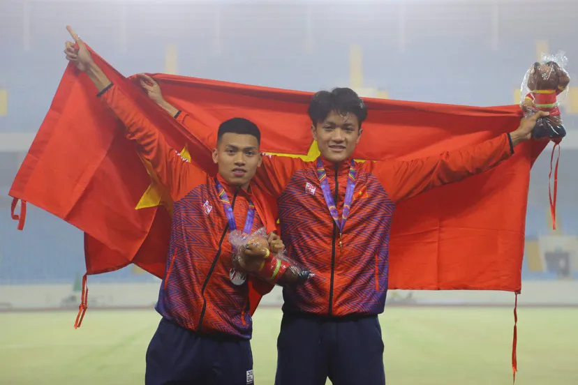 VĐV Trần Văn Đảng quyết tâm giành thành tích cao trong các phần thi sắp tới. Ảnh: Ngọc Tú