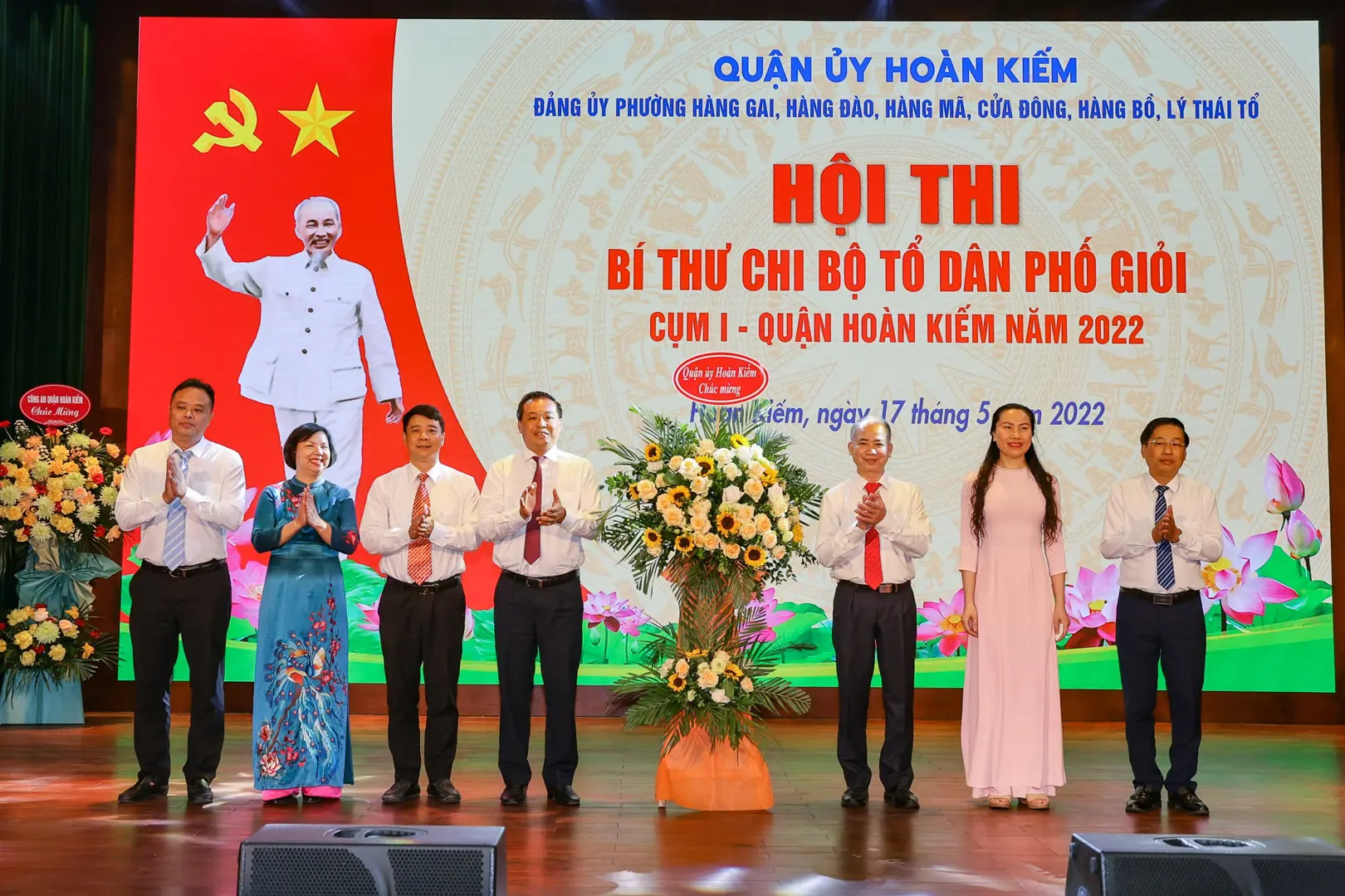 6 thí sinh vào Hội thi bí thư chi bộ tổ dân phố giỏi cấp quận