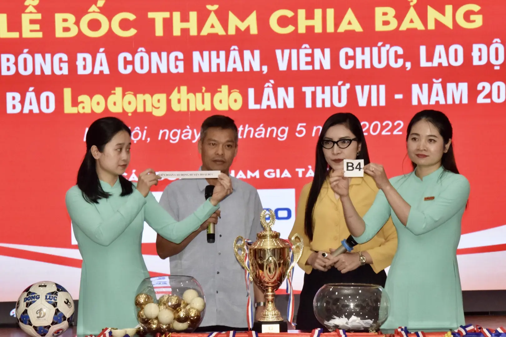 28 đội tham gia Giải Bóng đá CNVCLĐ Cúp báo Lao động Thủ đô năm 2022