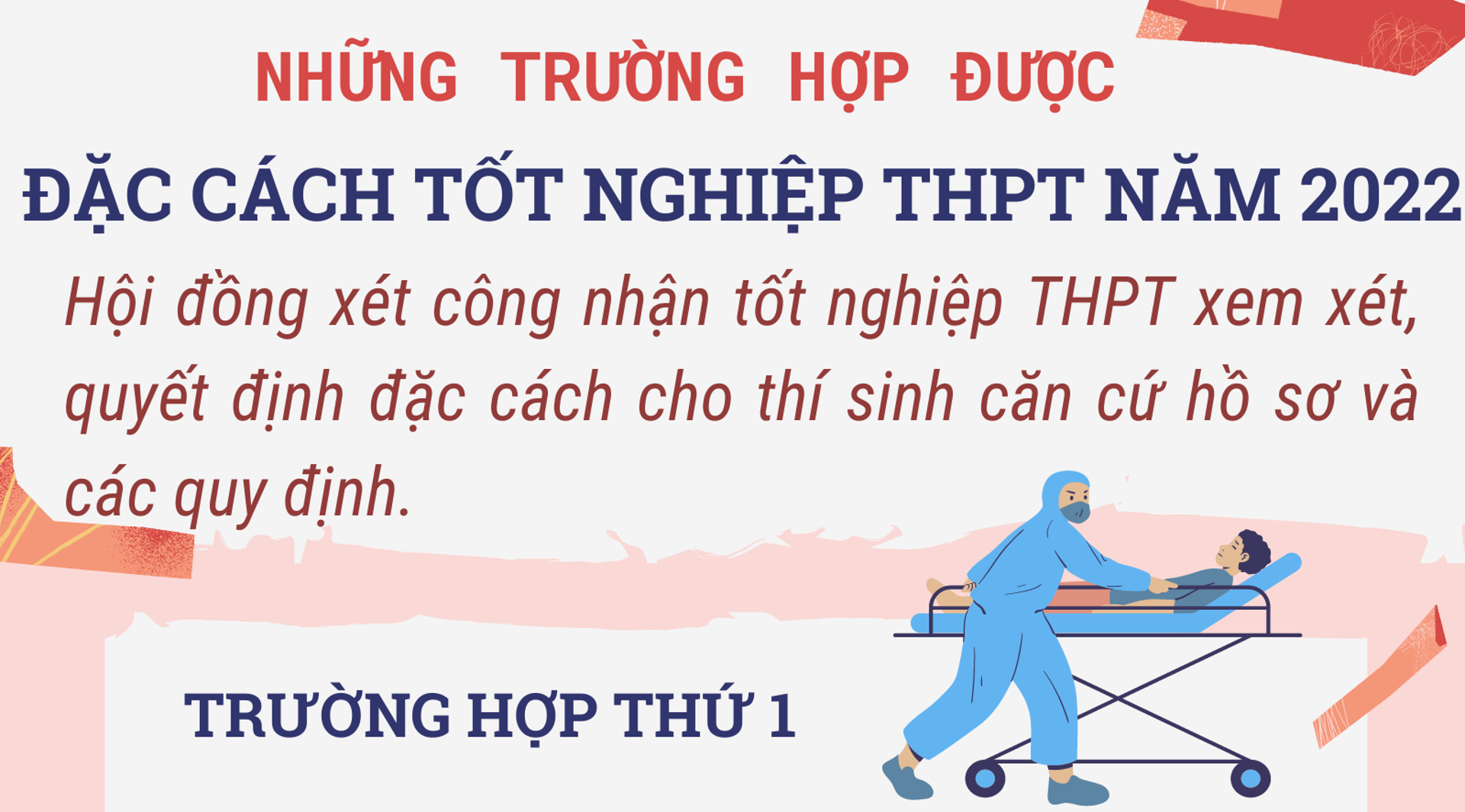 Chi tiết 3 trường hợp được đặc cách tốt nghiệp THPT 2022