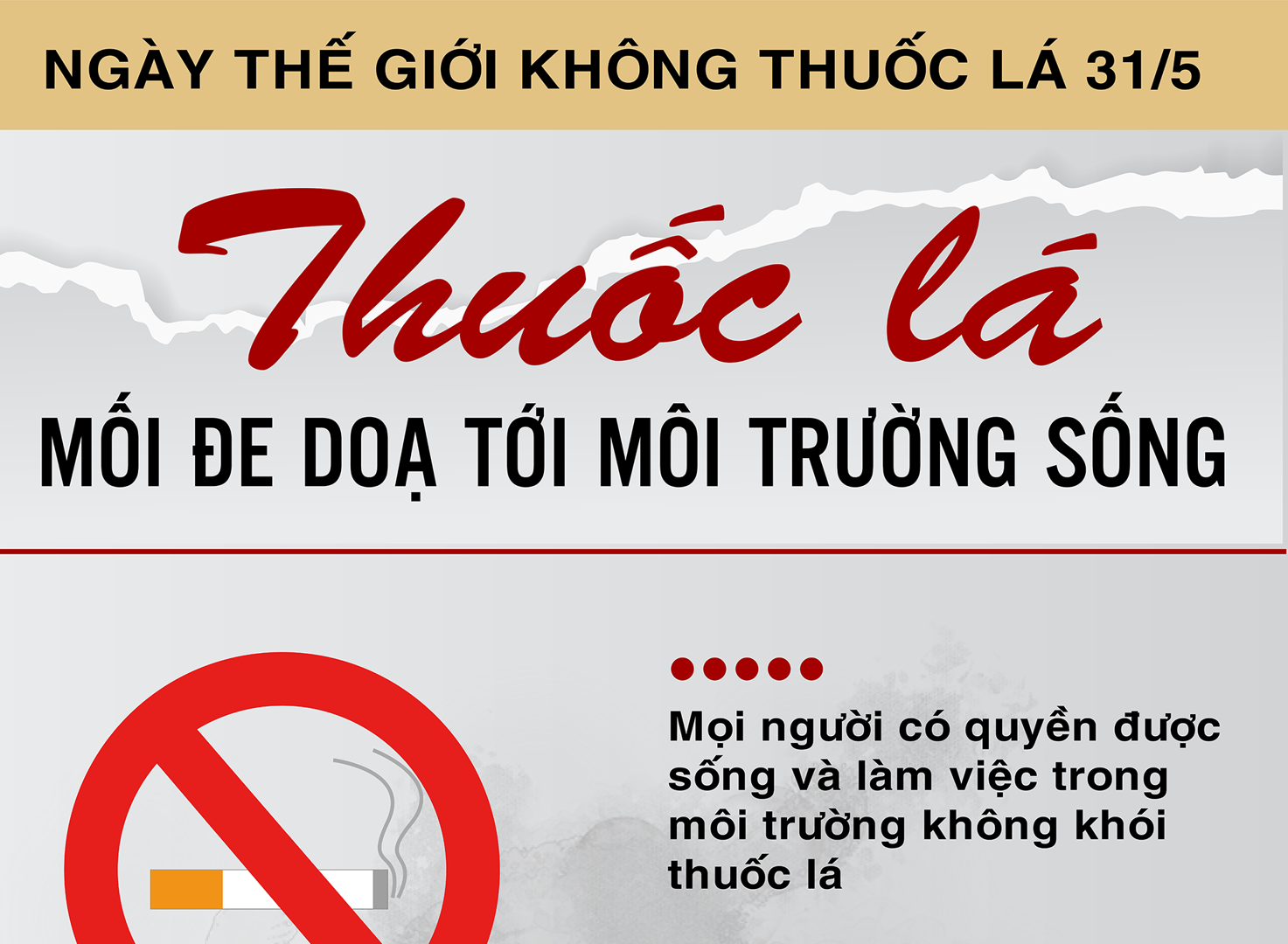 Thuốc lá - Mối đe dọa tới môi trường của chúng ta