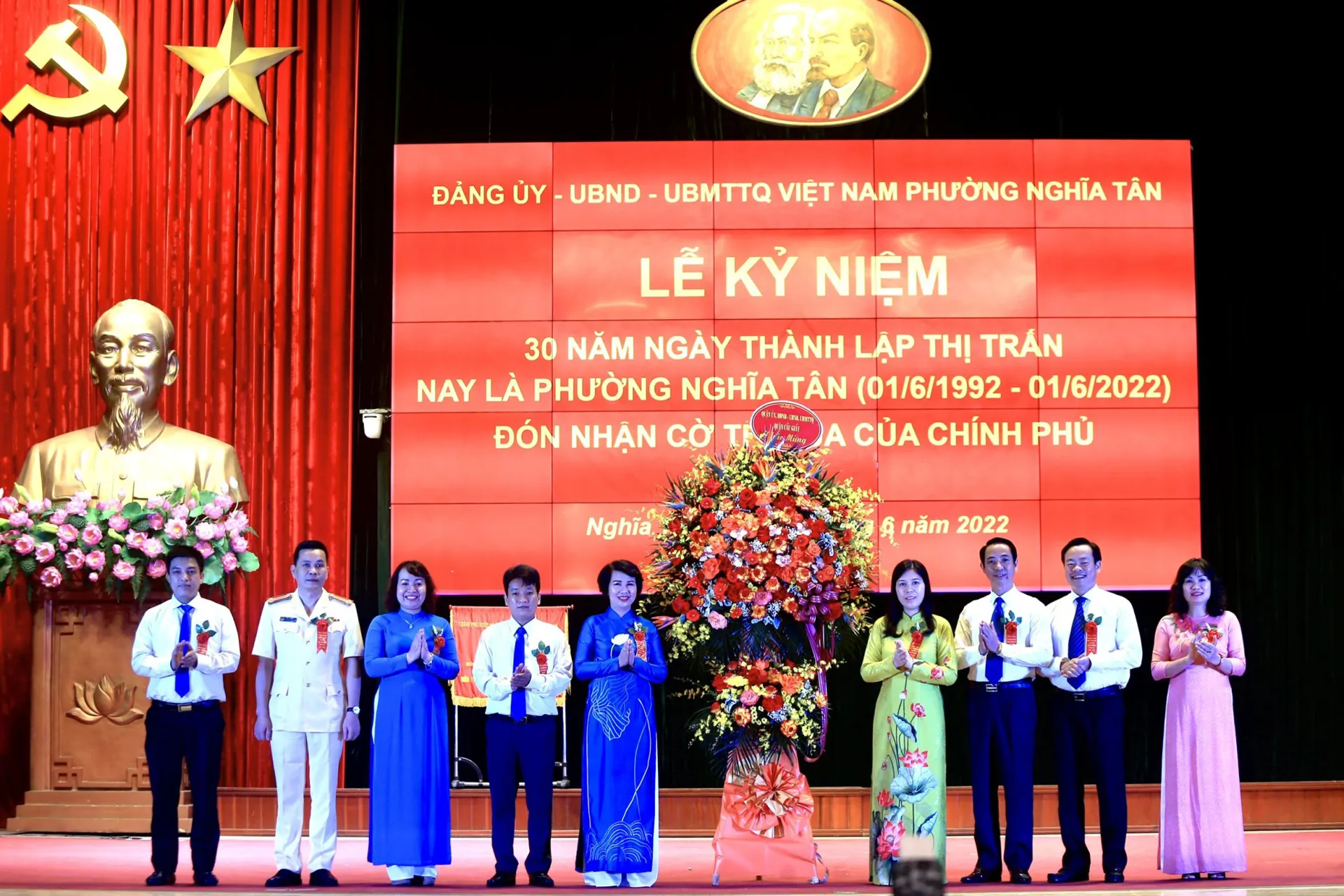 Kỷ niệm 30 năm thành lập phường Nghĩa Tân