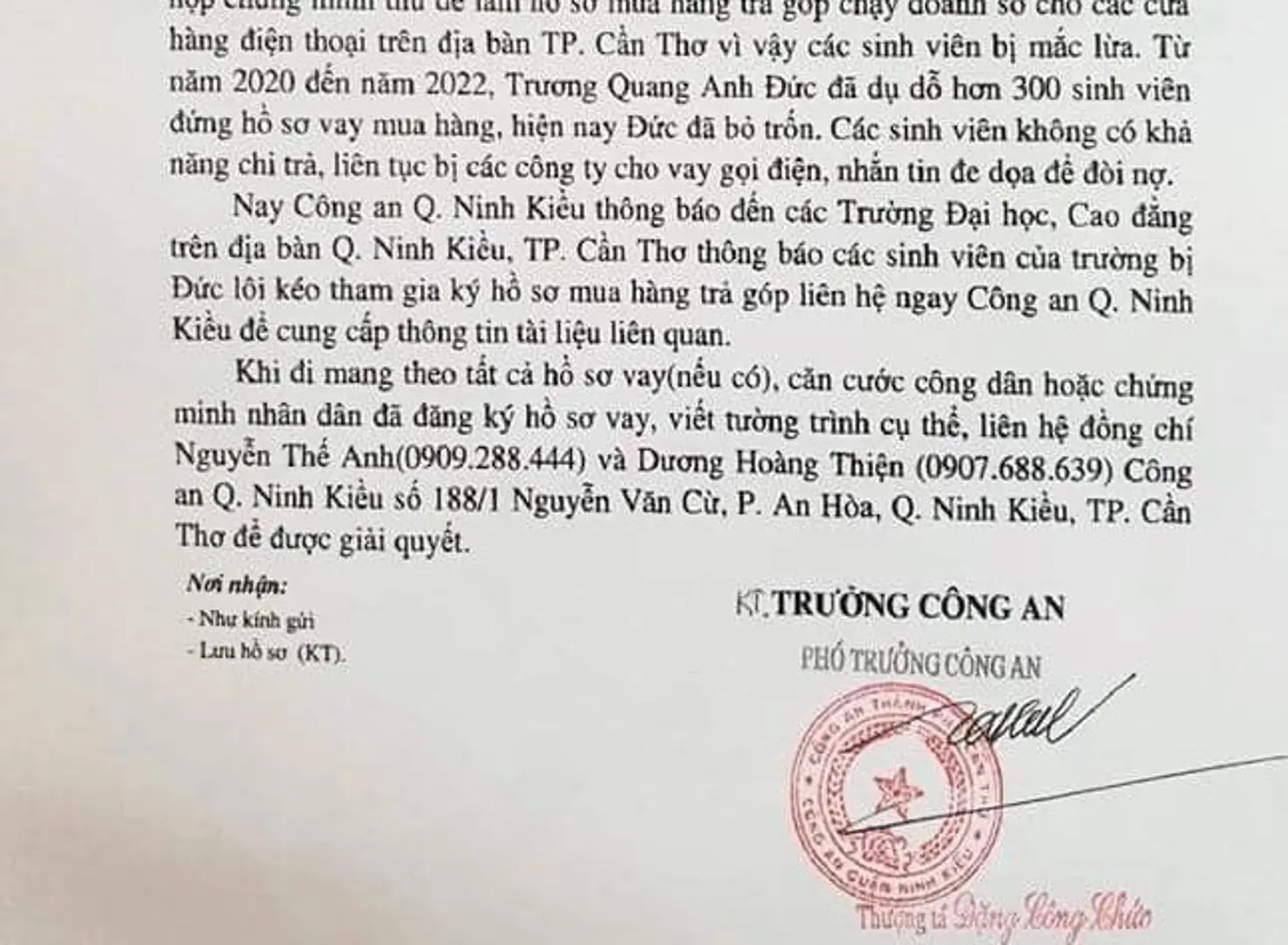 Hàng trăm sinh viên ở Cần Thơ ôm nợ do “dính bẫy” mua hàng trả góp