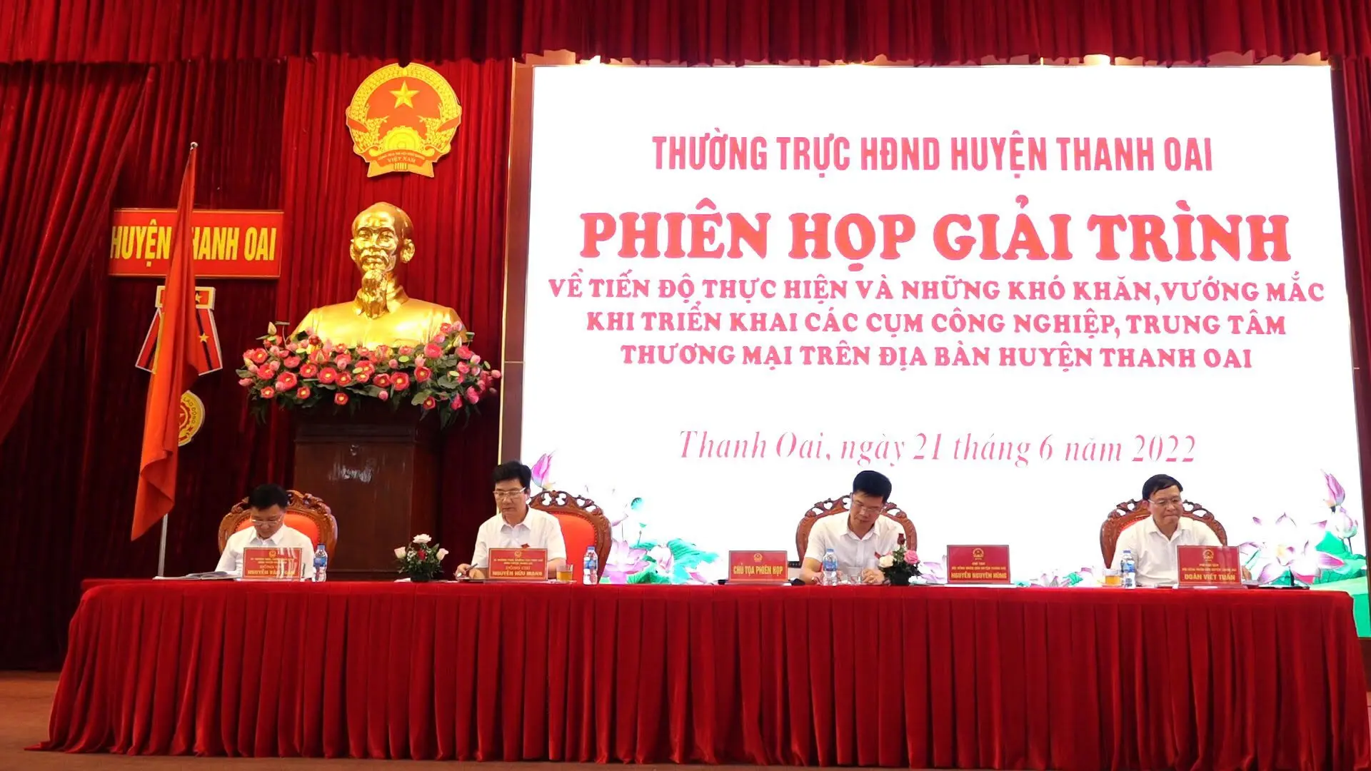 Huyện Thanh Oai: Tháo gỡ khó khăn trong phát triển Cụm công nghiệp