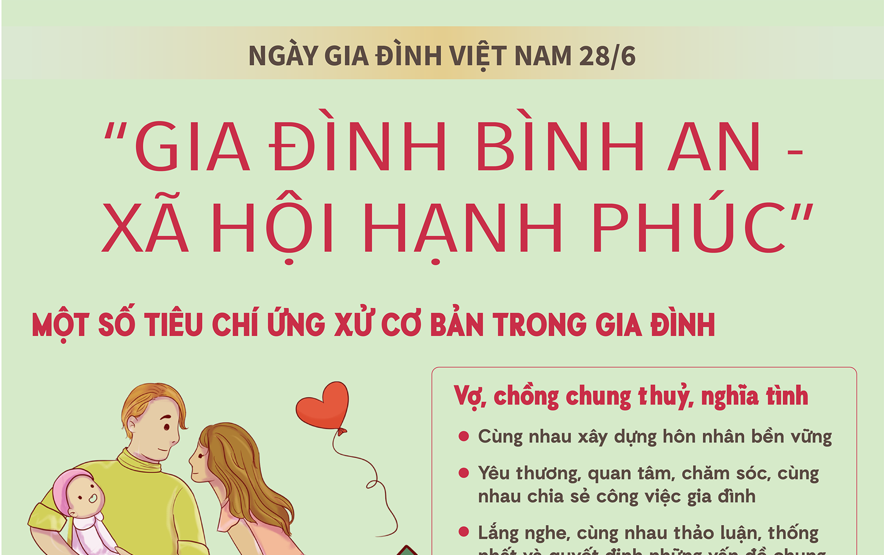 “Gia đình bình an - xã hội hạnh phúc”