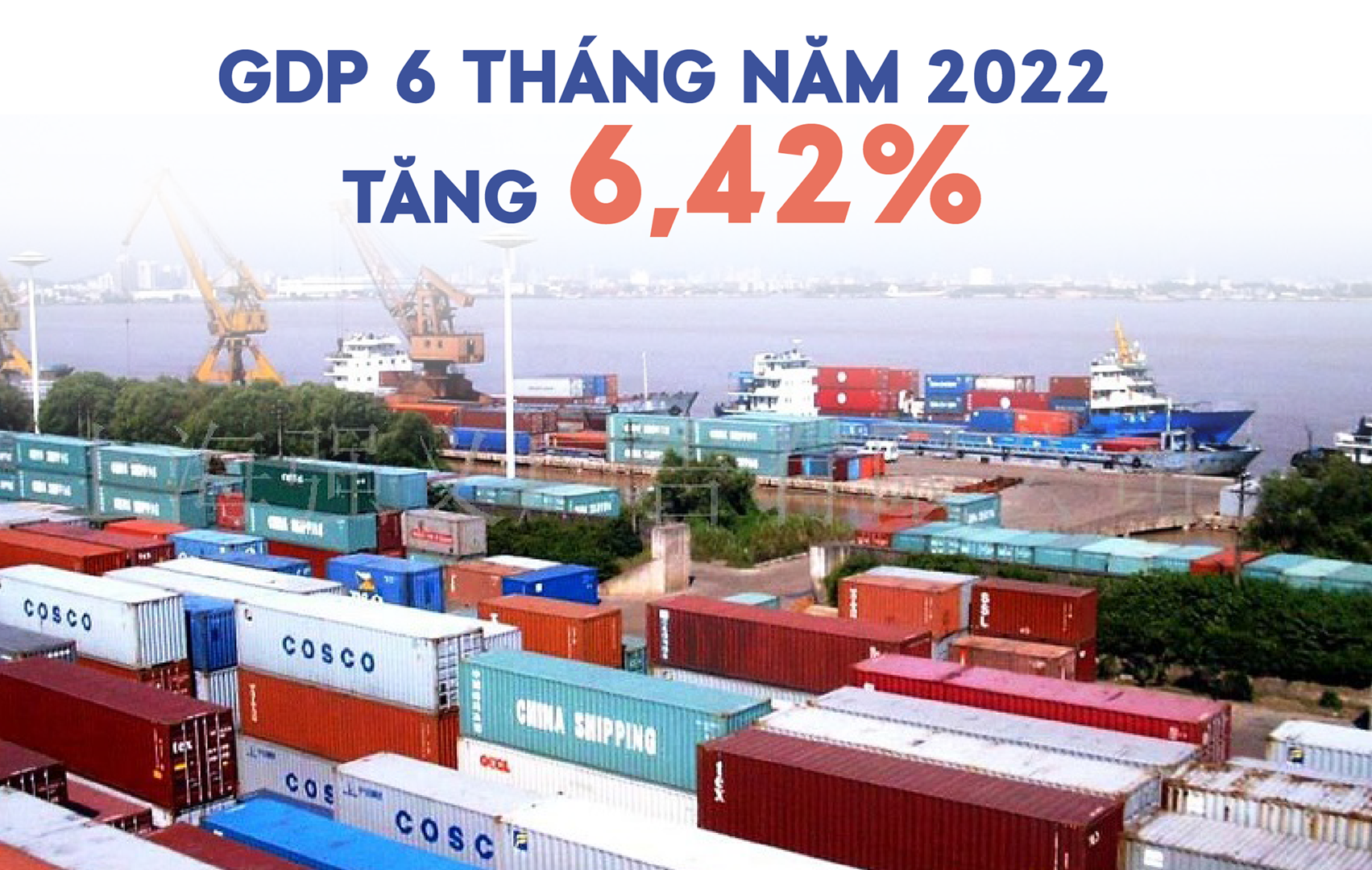 GDP 6 tháng năm 2022 tăng 6,42%