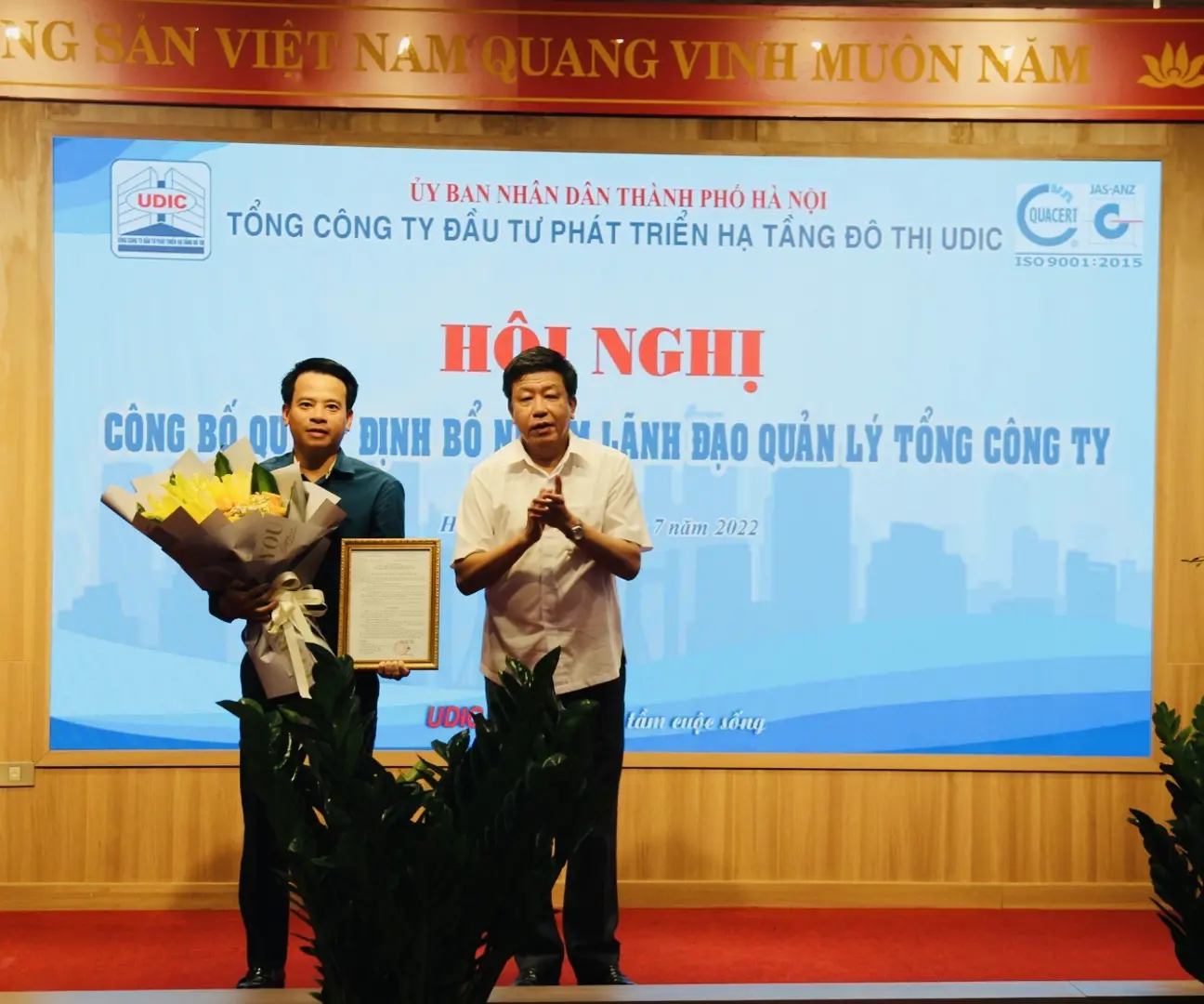 Bổ nhiệm ông Nguyễn Hoàng Hải giữ chức Phó Tổng giám đốc Tổng công ty UDIC