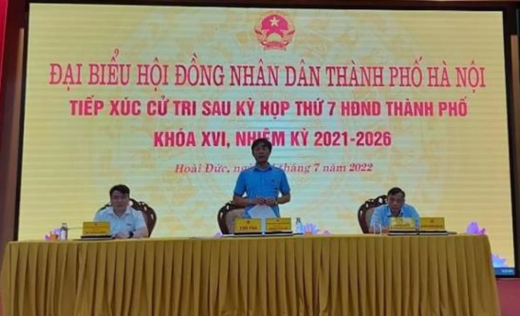 Cử tri huyện Hoài Đức phản ánh nhiều vấn đề liên quan đến đất dịch vụ