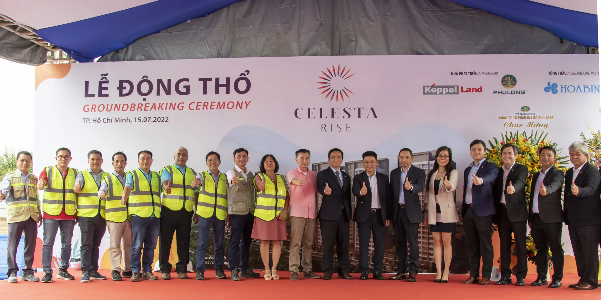 Tập đoàn Hòa Bình động thổ dự án Celesta Rise trị giá gần 1.769 tỷ đồng