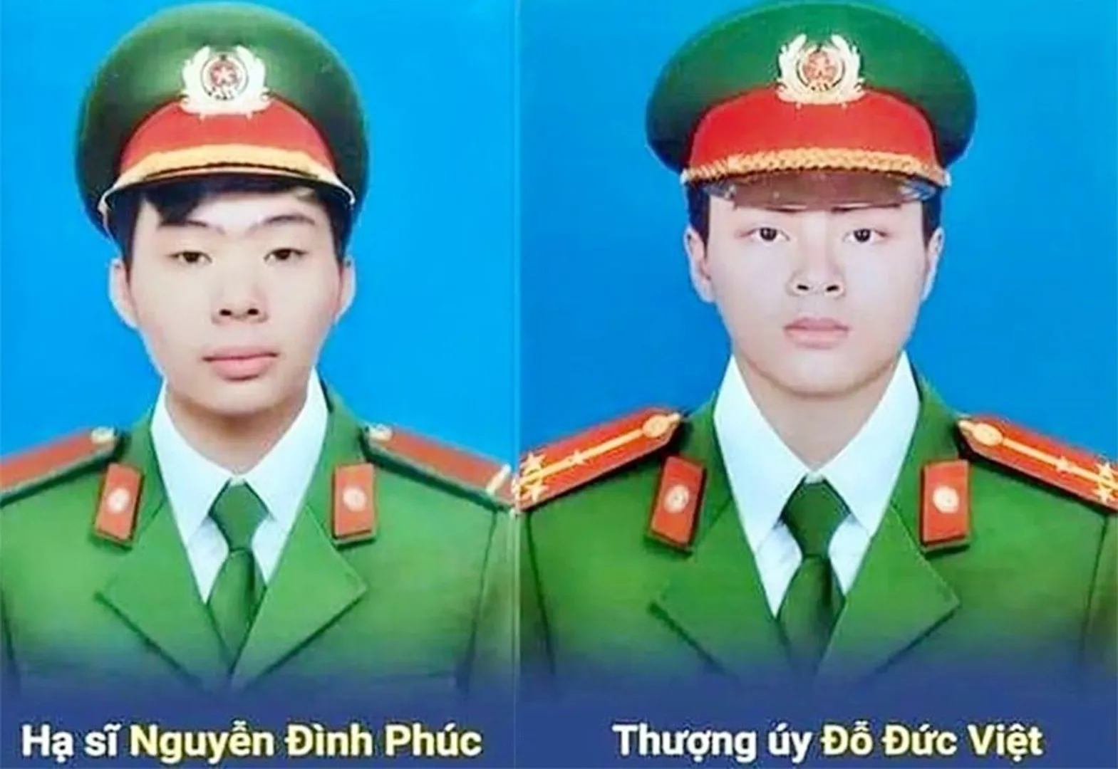 Truy tặng huy hiệu 'Tuổi trẻ dũng cảm' 2 chiến sỹ hy sinh khi chữa cháy