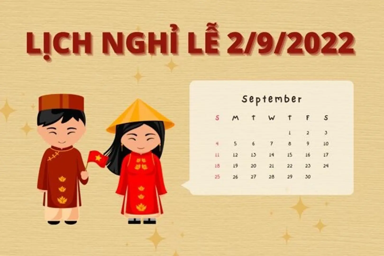 Lịch nghỉ lễ 2/9/2022 của sinh viên