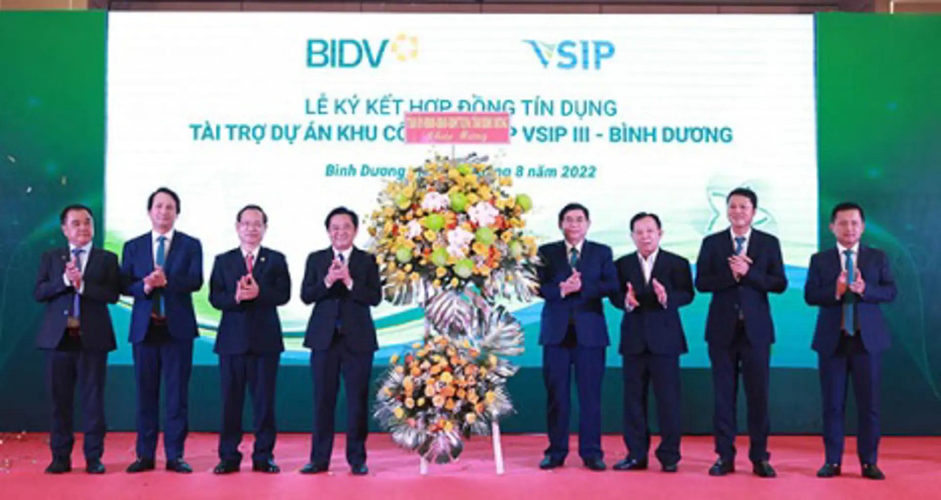 BIDV và VSIP ký Hợp đồng tín dụng tài trợ xây dựng VSIP III–Bình Dương