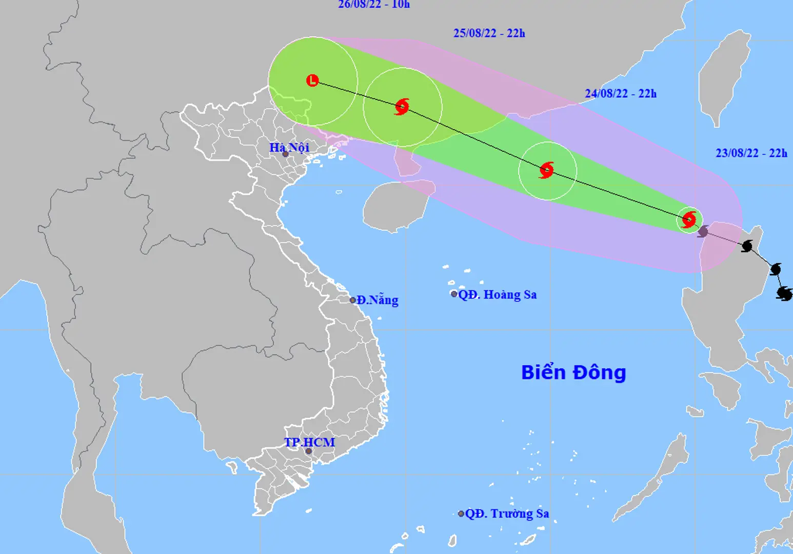 Bão Ma-on vào Biển Đông, sức gió mạnh nhất giật cấp 12