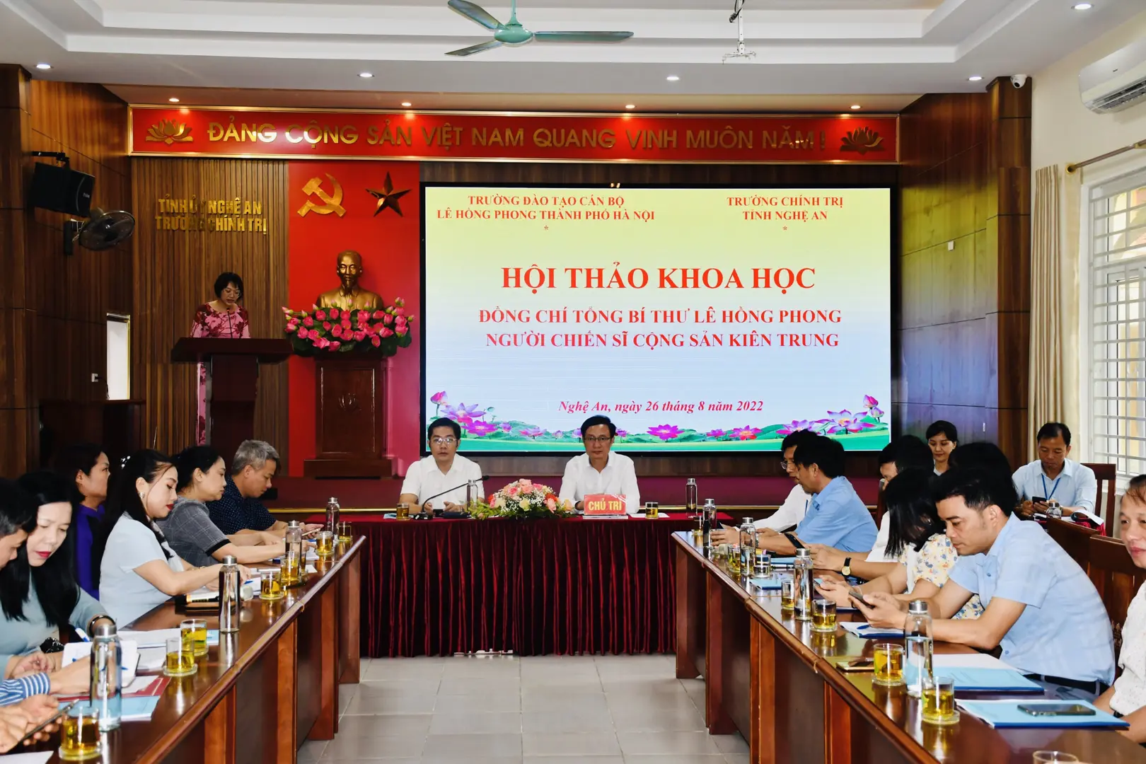 Hội thảo khoa học: Tổng Bí thư Lê Hồng Phong – Người chiến sỹ cộng sản kiên trung