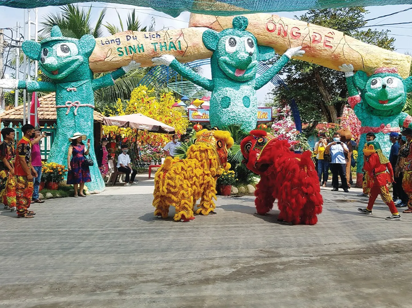 Đến Làng du lịch Ông Đề để “bung xõa” với những trò chơi dân gian