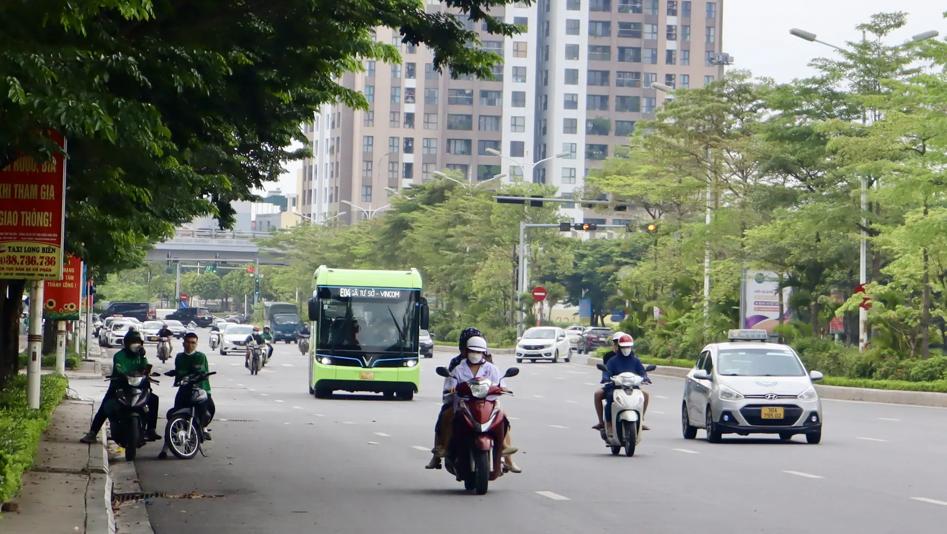 Hà Nội có thêm tuyến buýt điện E04 từ ngày 1/9