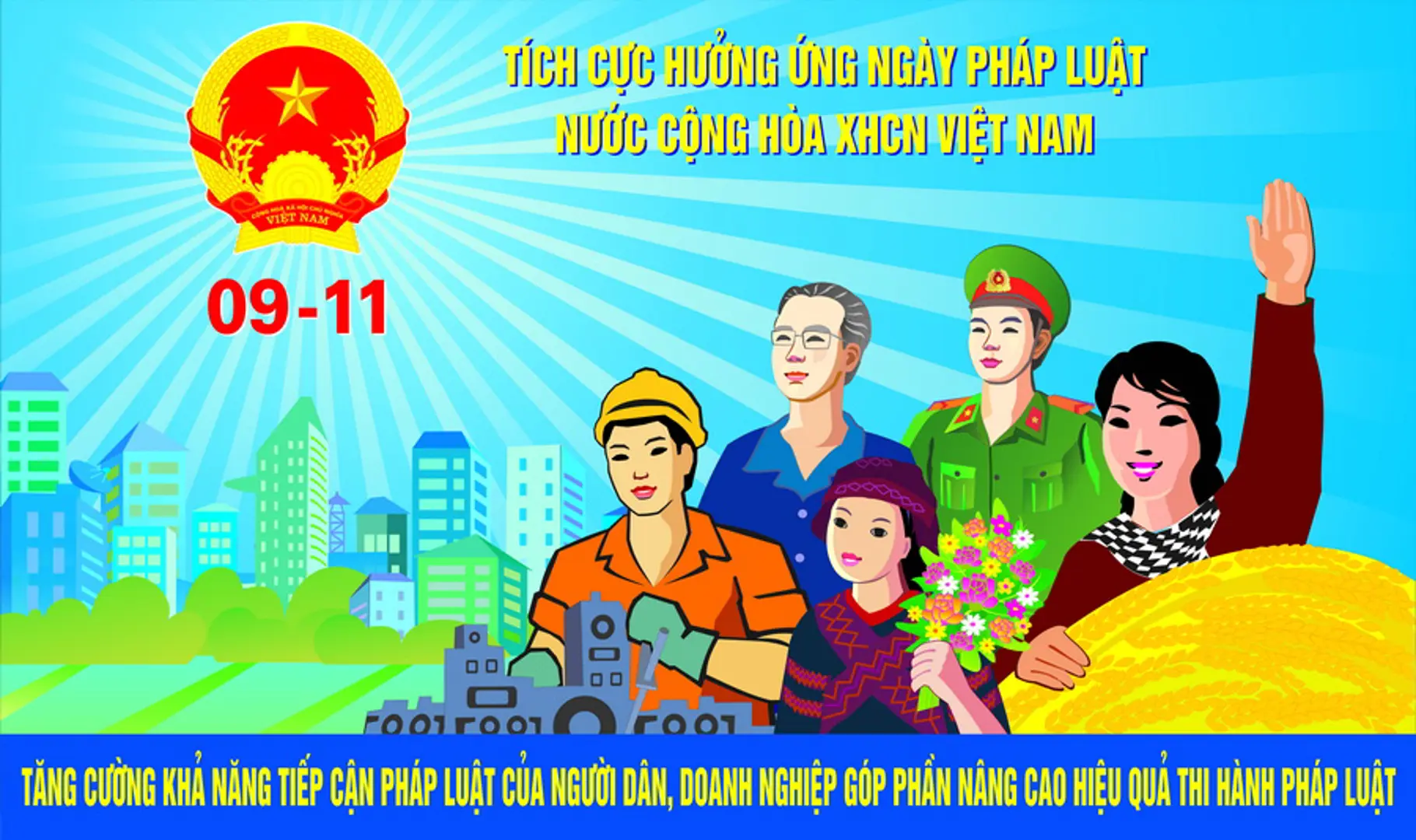 Hà Nội tích cực triển khai các hoạt động hưởng ứng Ngày Pháp luật 