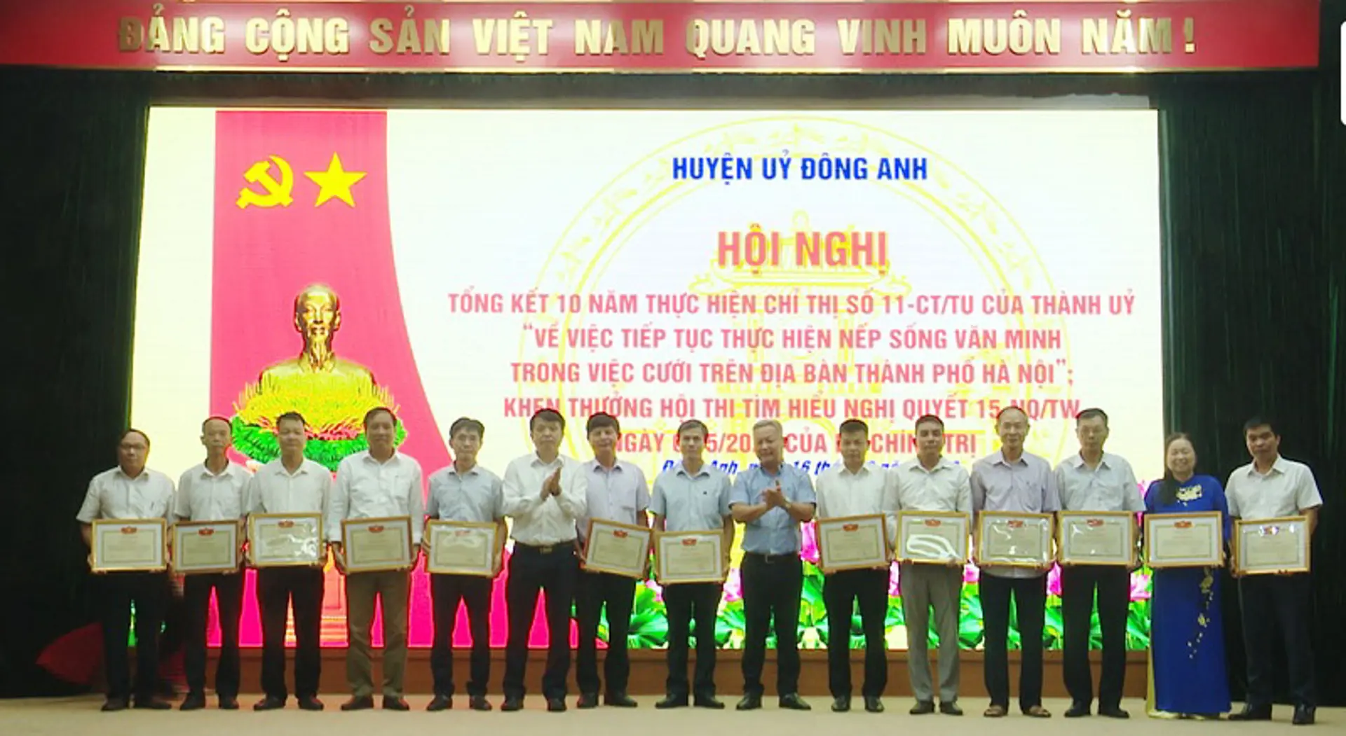 Thực hiện nếp sống văn minh trong việc cưới tại huyện Đông Anh