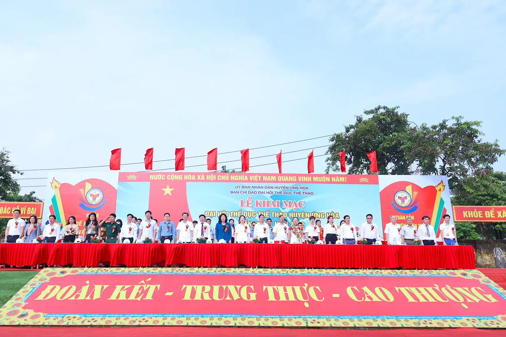 Ứng Hoà: Khai mạc Đại hội Thể dục thể thao lần thứ IX năm 2022