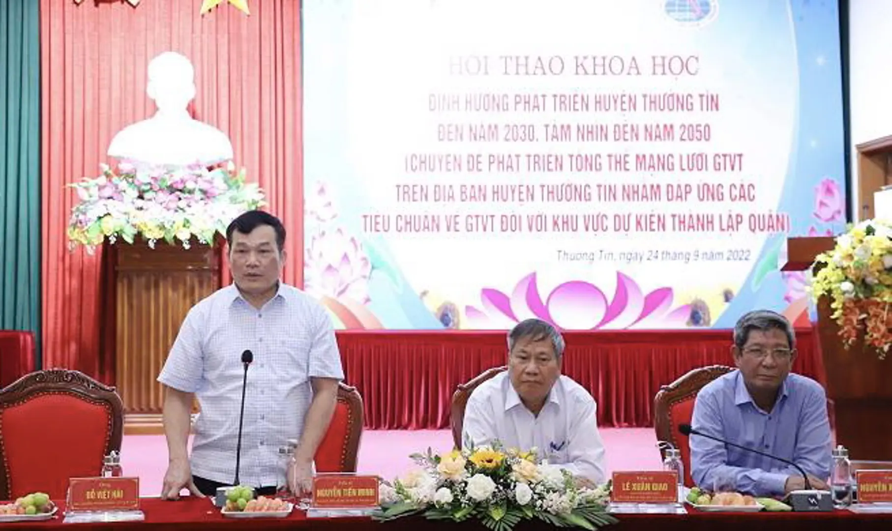 Hội thảo khoa học Định hướng phát triển huyện Thường Tín đến năm 2030