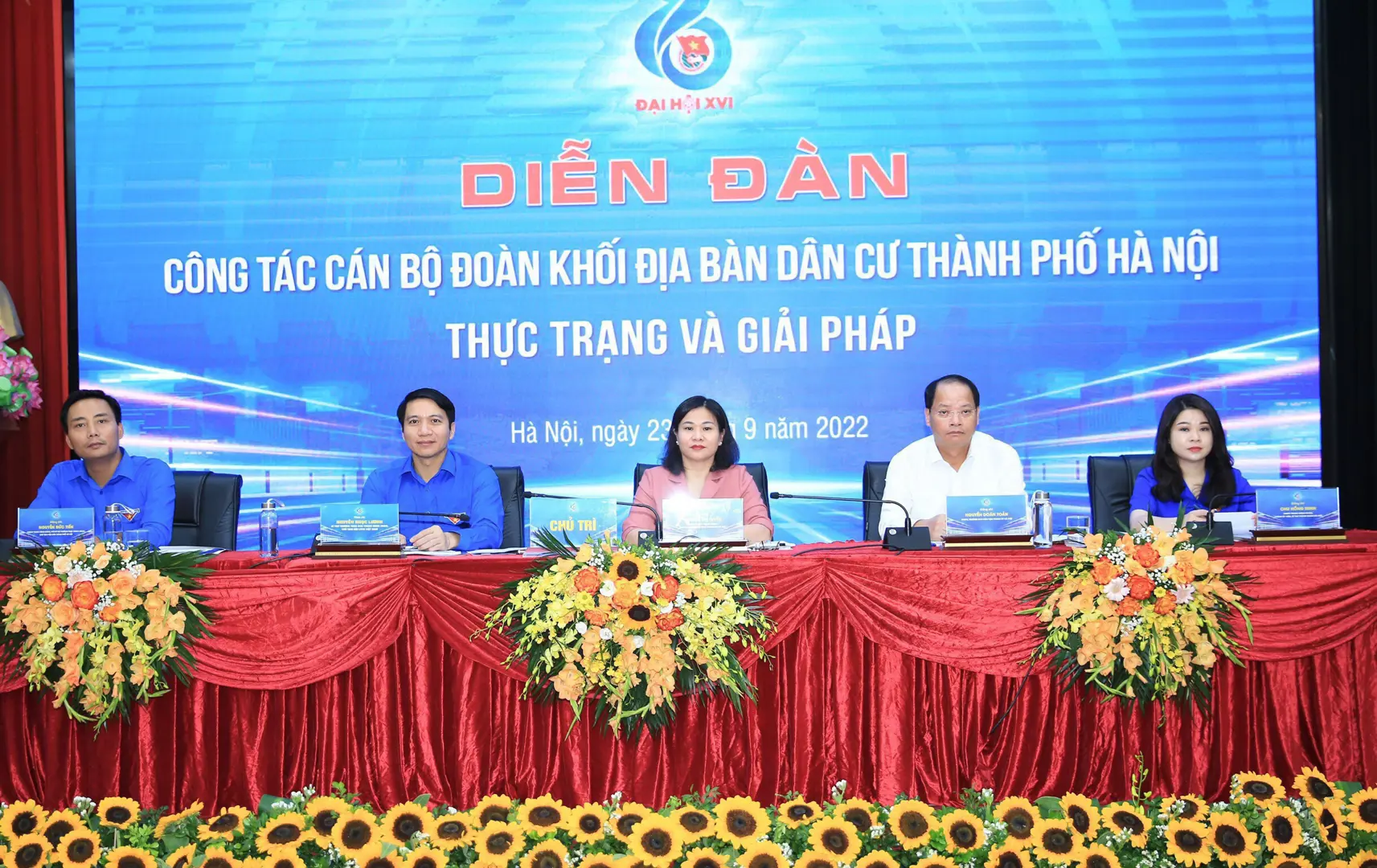 450 đại biểu dự Đại hội Đoàn thanh niên thành phố Hà Nội lần thứ XVI