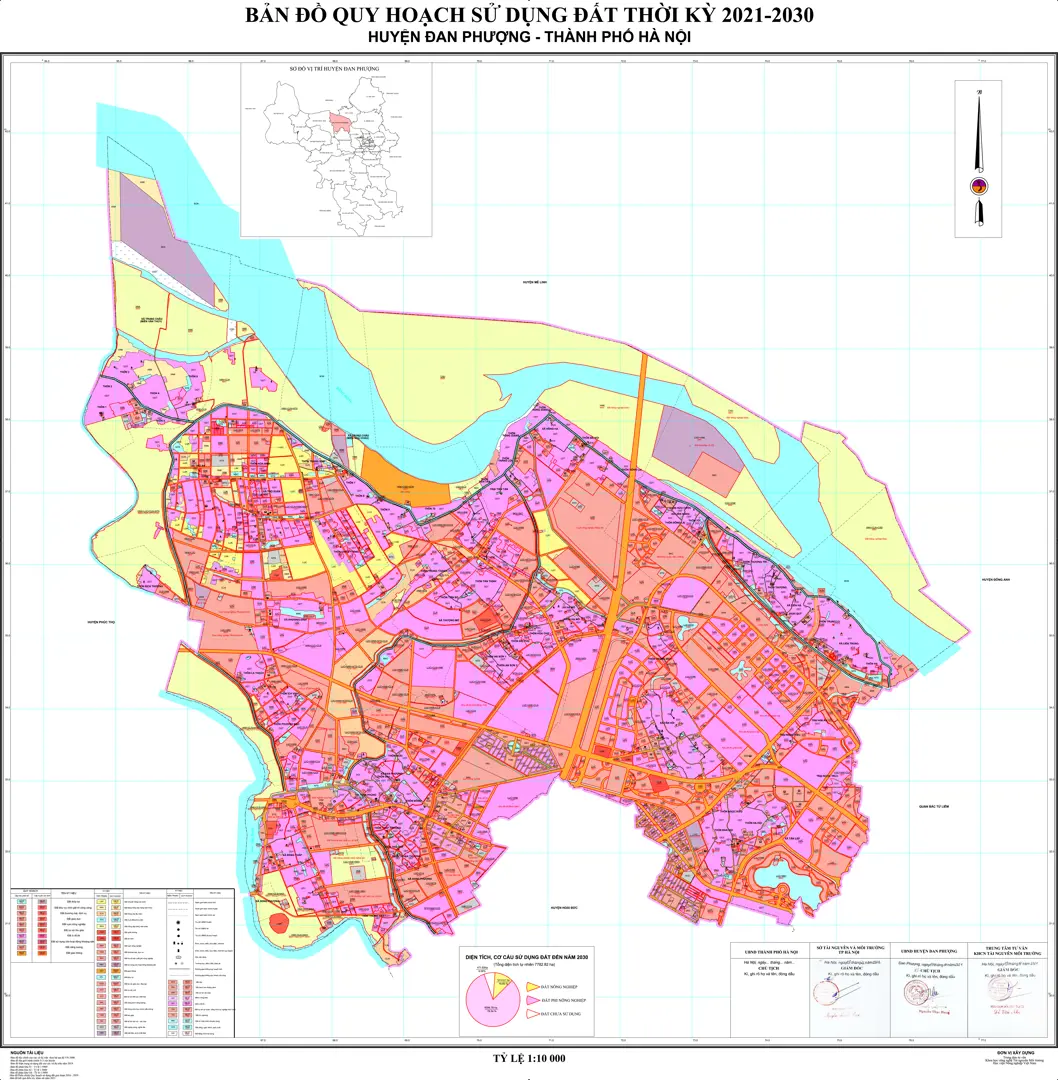 Đến năm 2030, huyện Đan Phượng có hơn 2.100ha đất ở đô thị