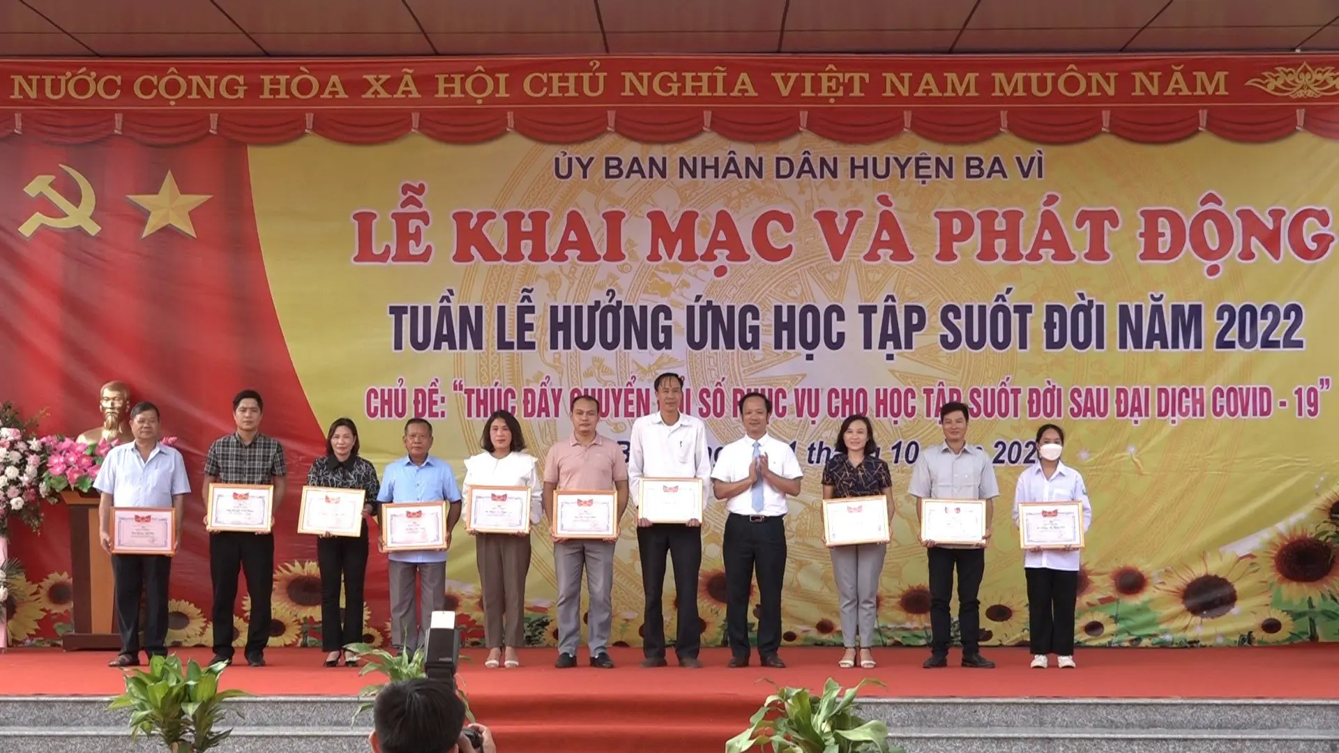 Ba Vì: Khai mạc Tuần lễ hưởng ứng học tập suốt đời năm 2022