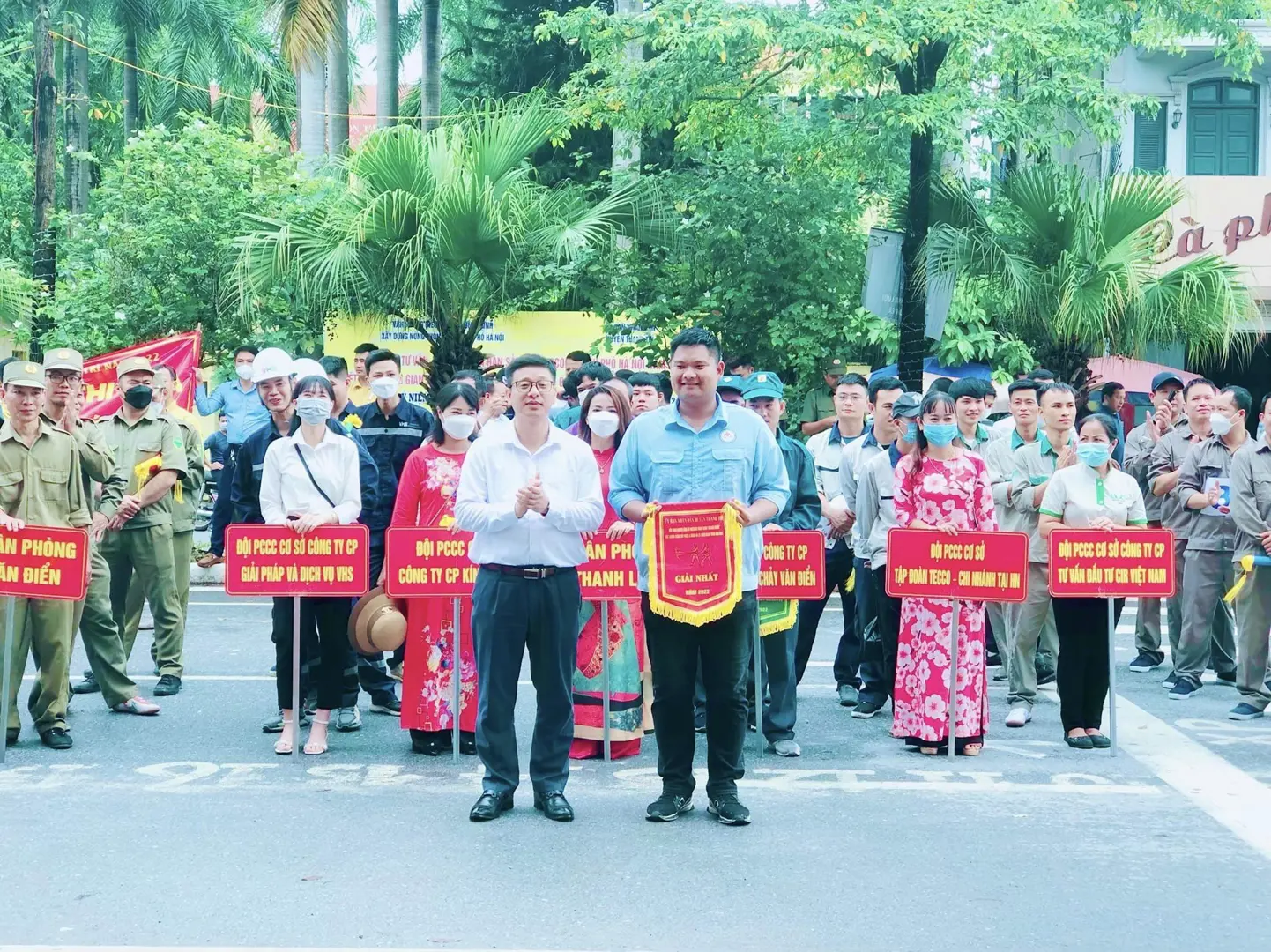 Huyện Thanh Trì hưởng ứng "Ngày toàn dân phòng cháy và chữa cháy" năm 2022